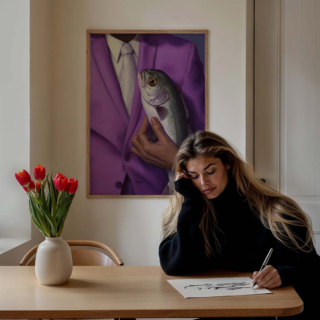 Fashion Meets Nature Poster-WallArtistic