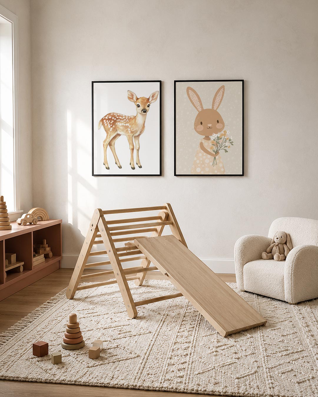 Vorm en zacht licht Posterset