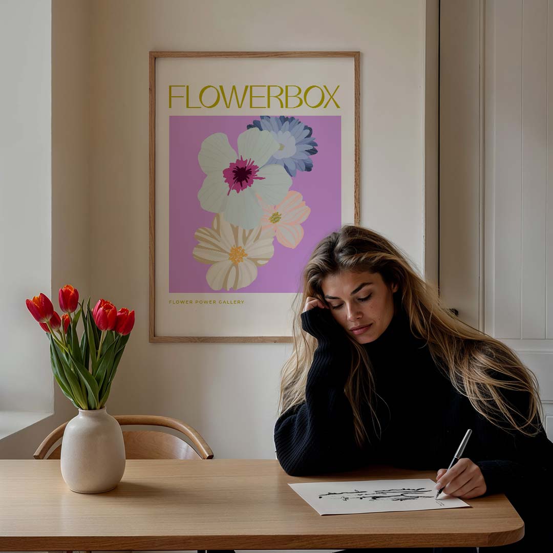 Bloeiende Bloemenpracht Poster-WallArtistic