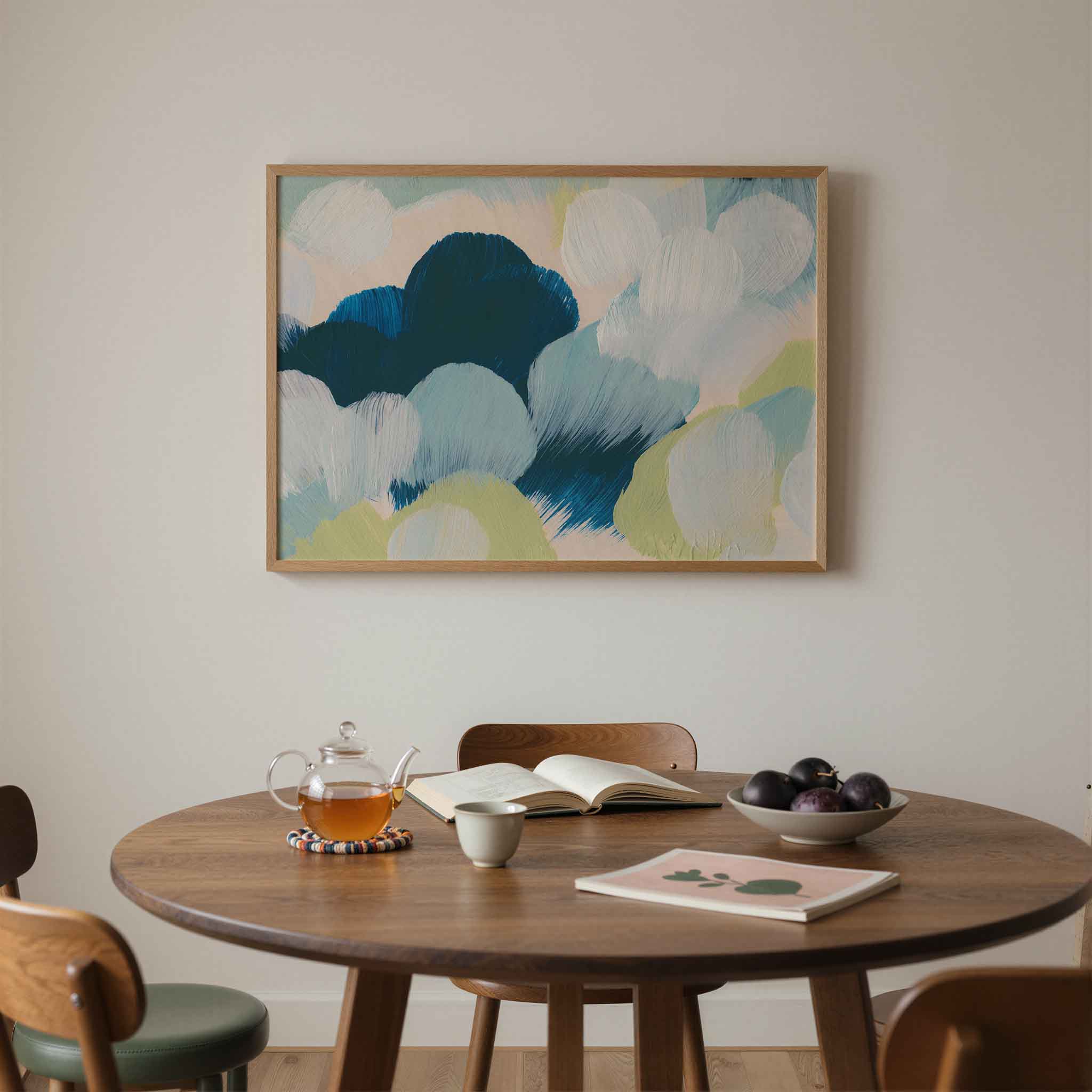 Abstracte wolken Poster