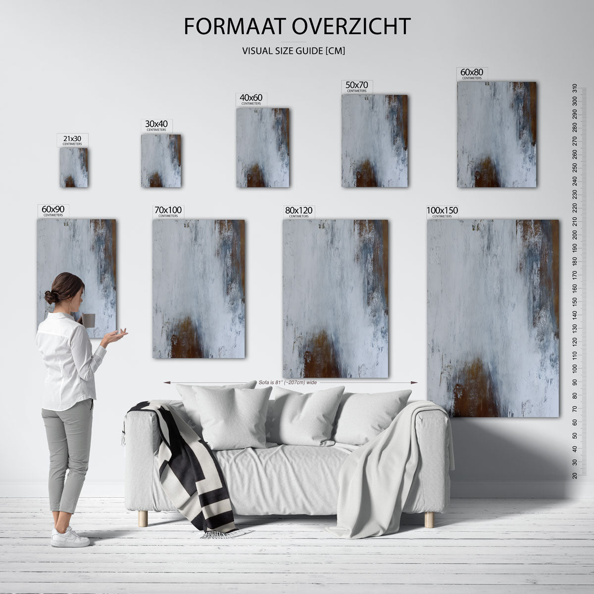 Abstracte textuur Poster