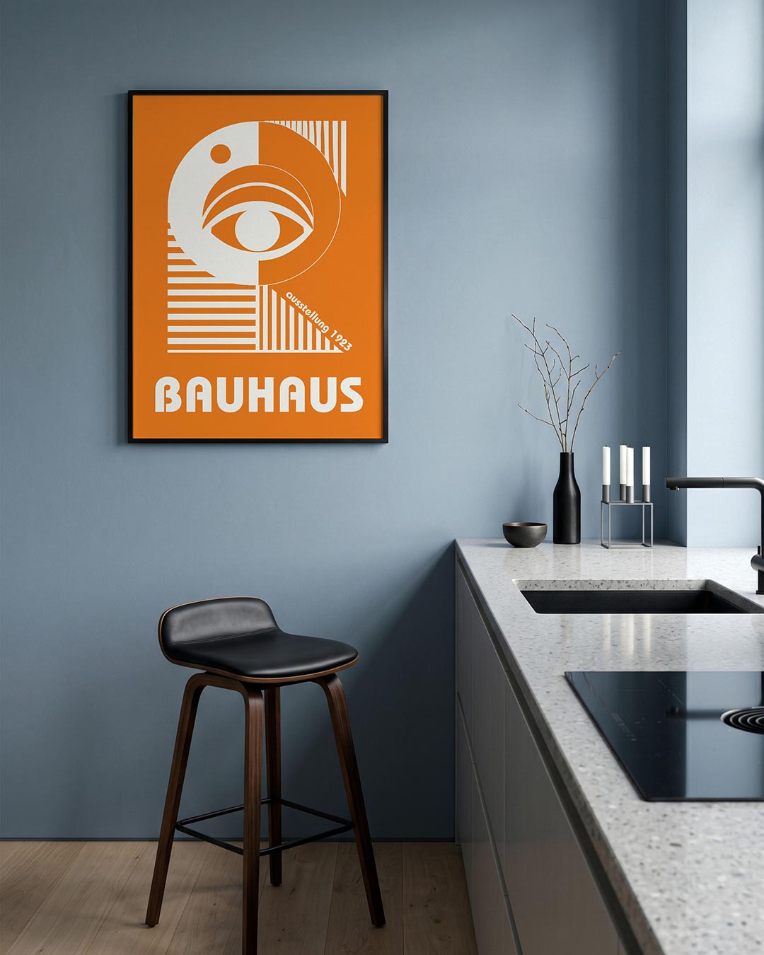 Oog en lijnen Poster