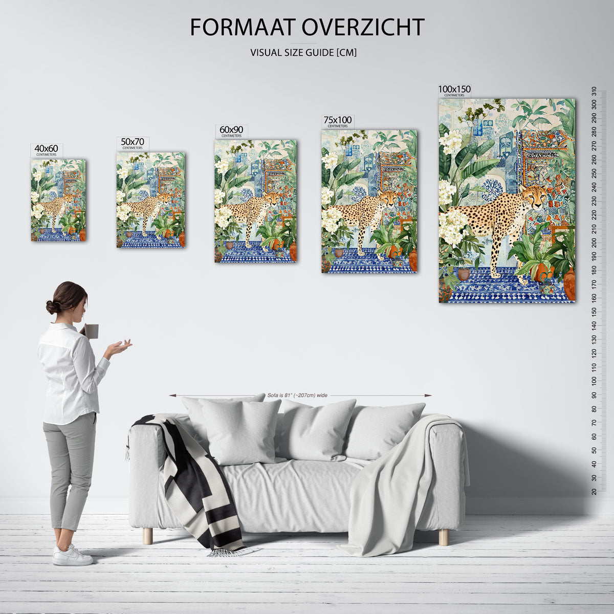 Exotische dierenwereld Kunstwerk