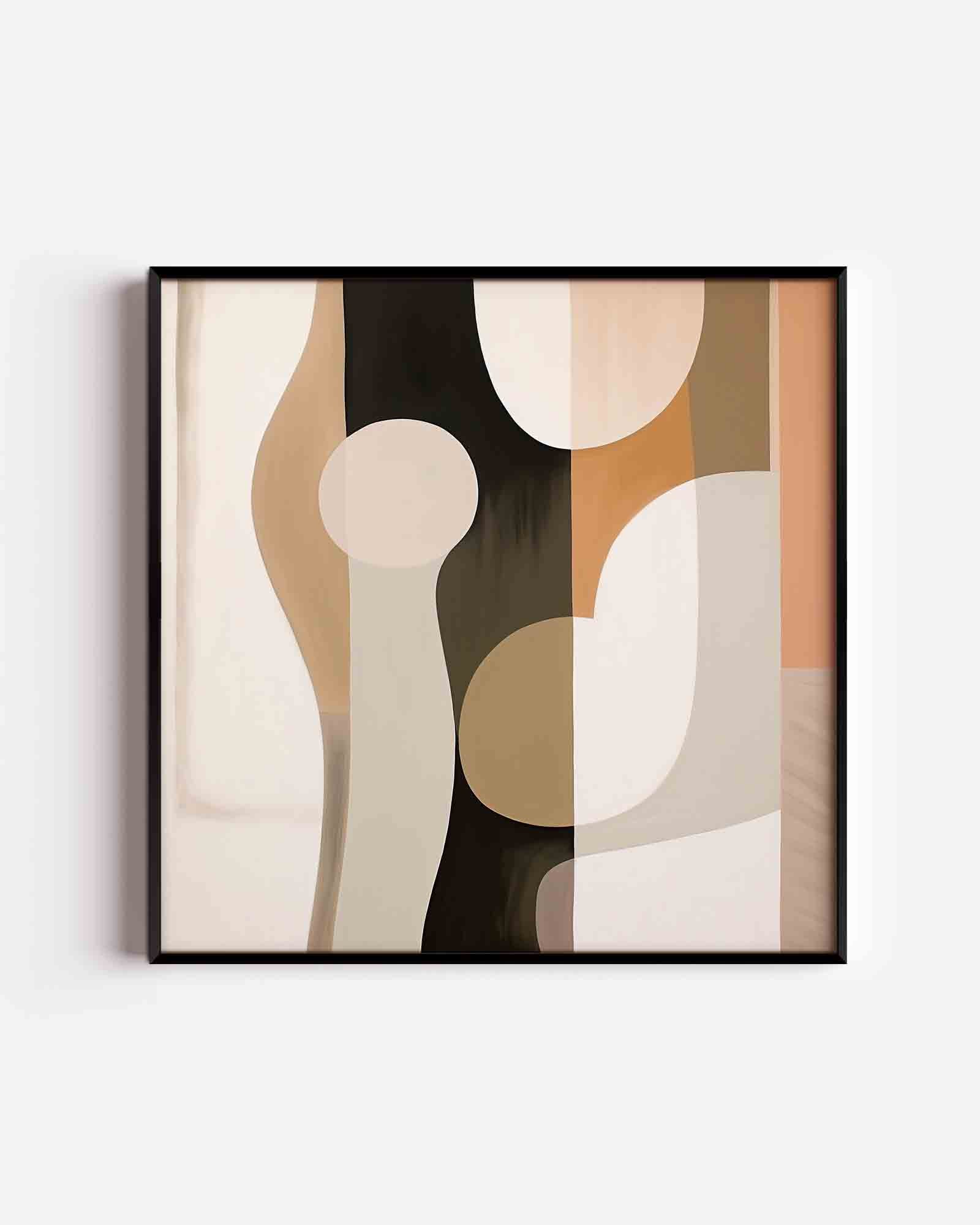 Abstracte vormen Poster