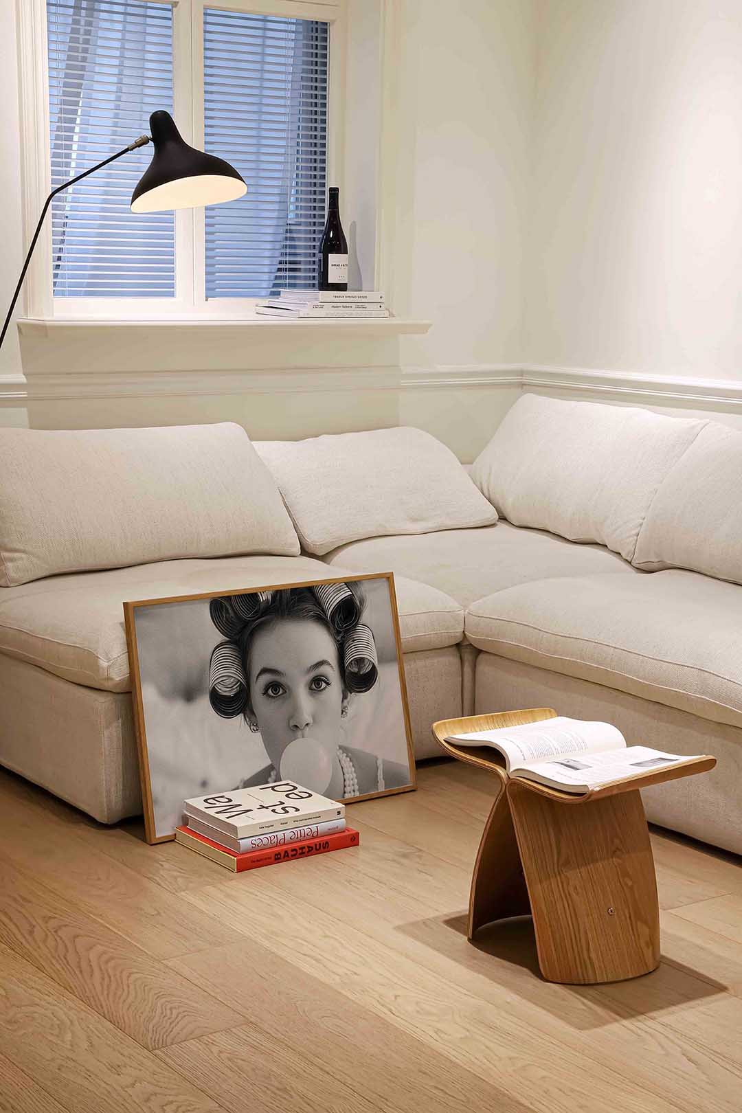 Meisje met kauwgombel Poster