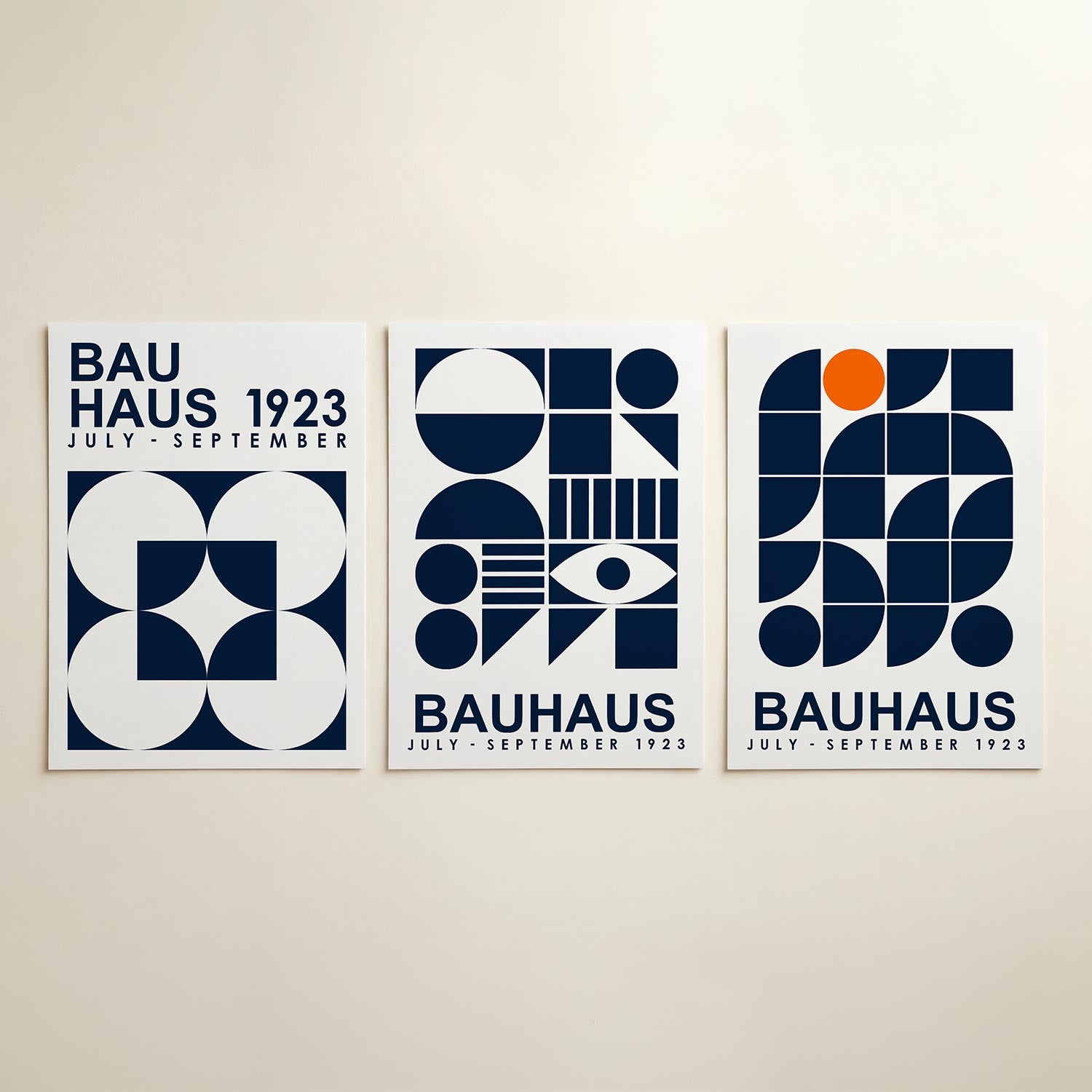 Vormen en vlakken Posterset