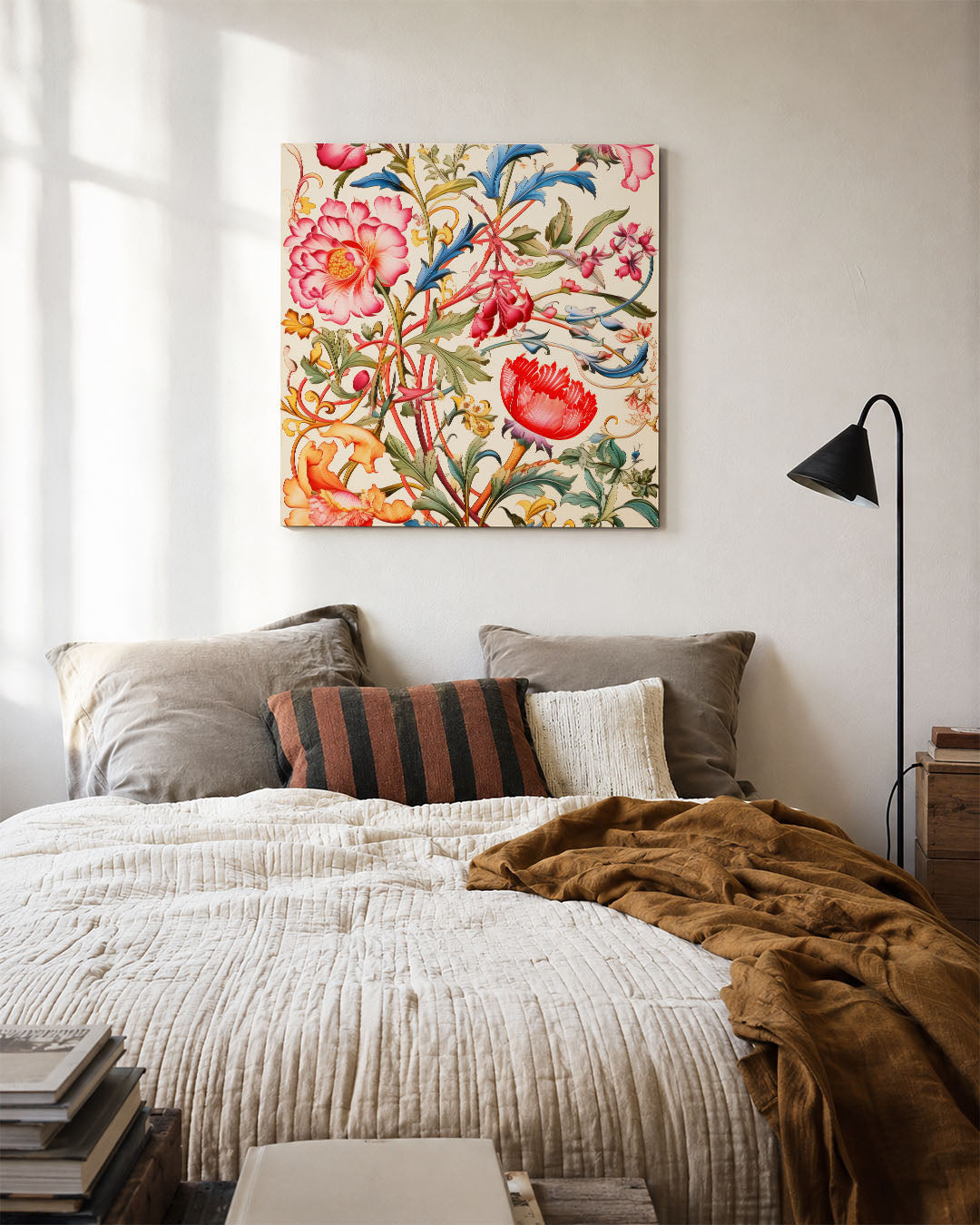 Bloemrijke fantasie Kunstwerk