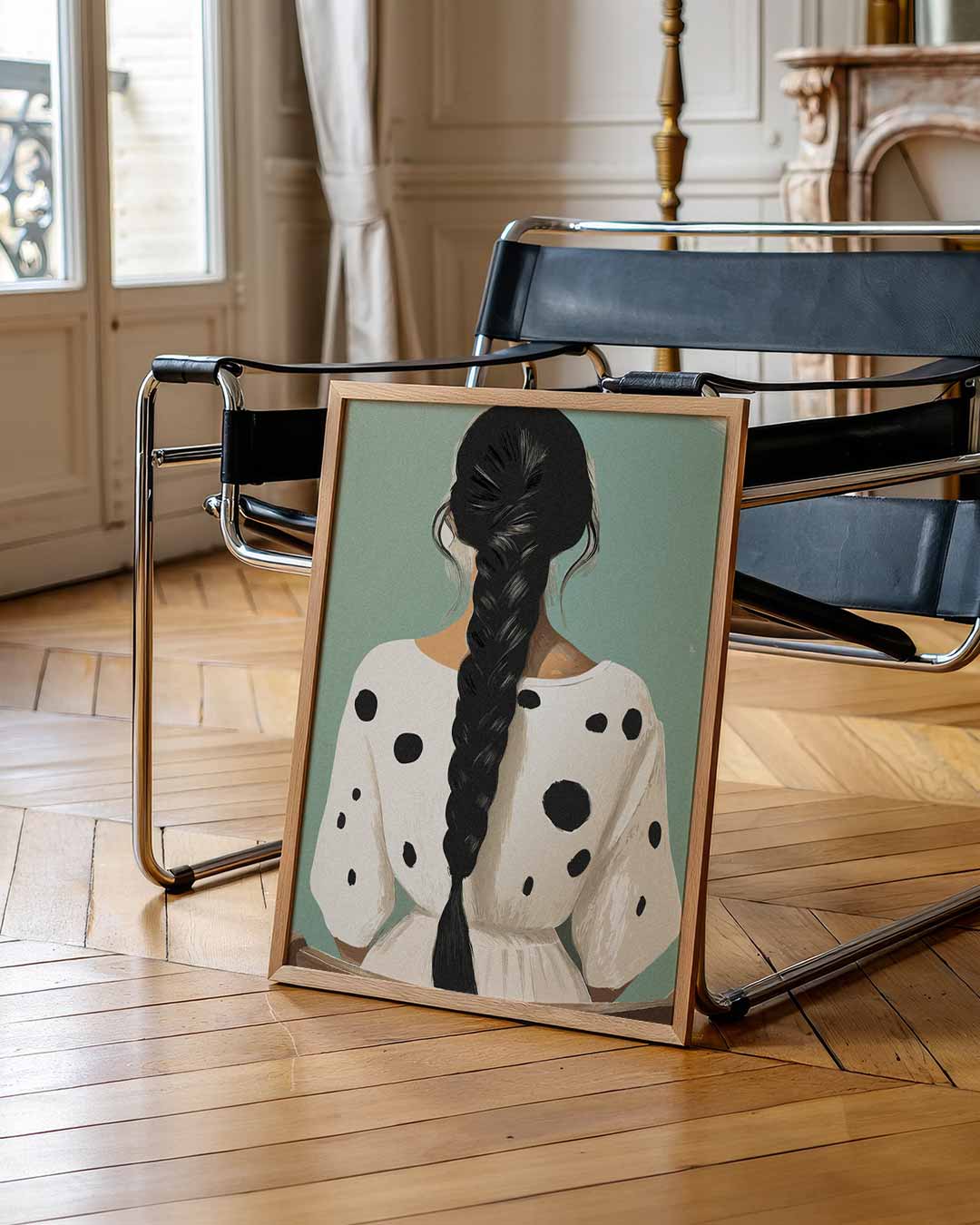 Elegante Vlechtposter-WallArtistic