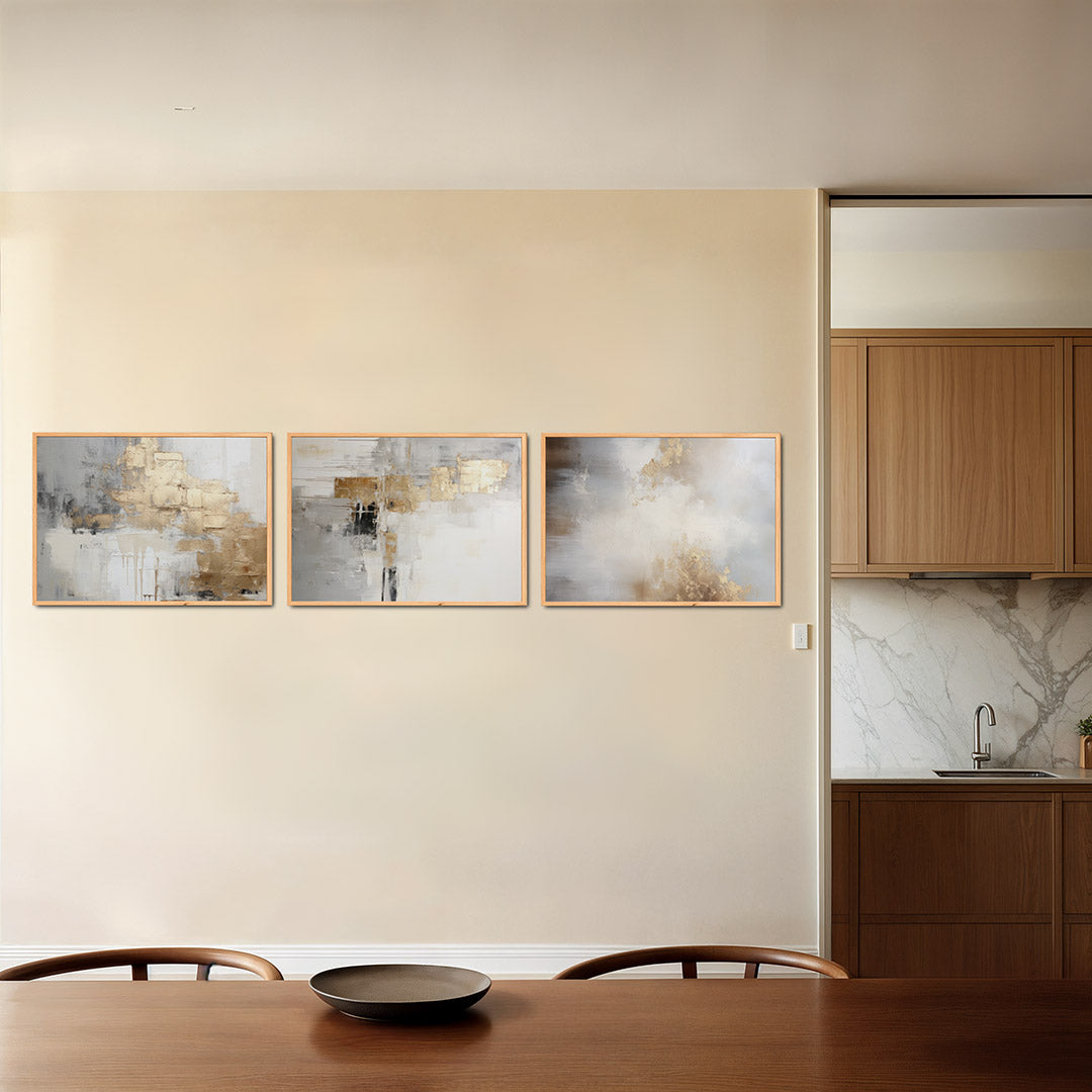 Gouden textuur Posterset