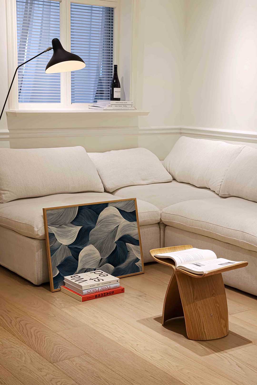 Golvende lijnen Poster