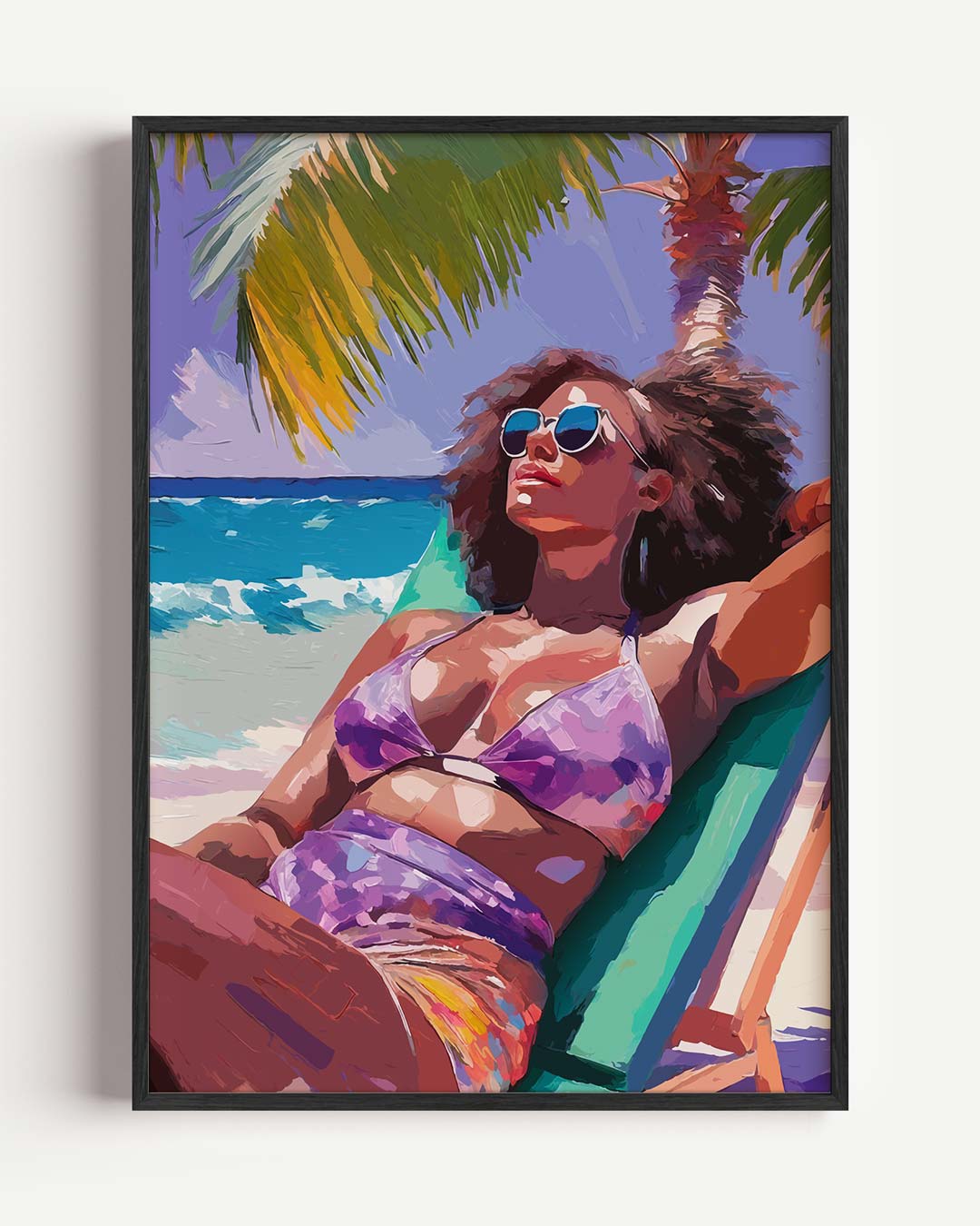 Tropische Zonvakantie Poster-WallArtistic