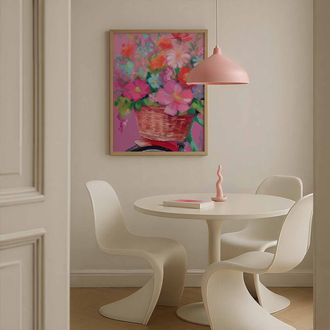 Bloemenfiets Poster-WallArtistic
