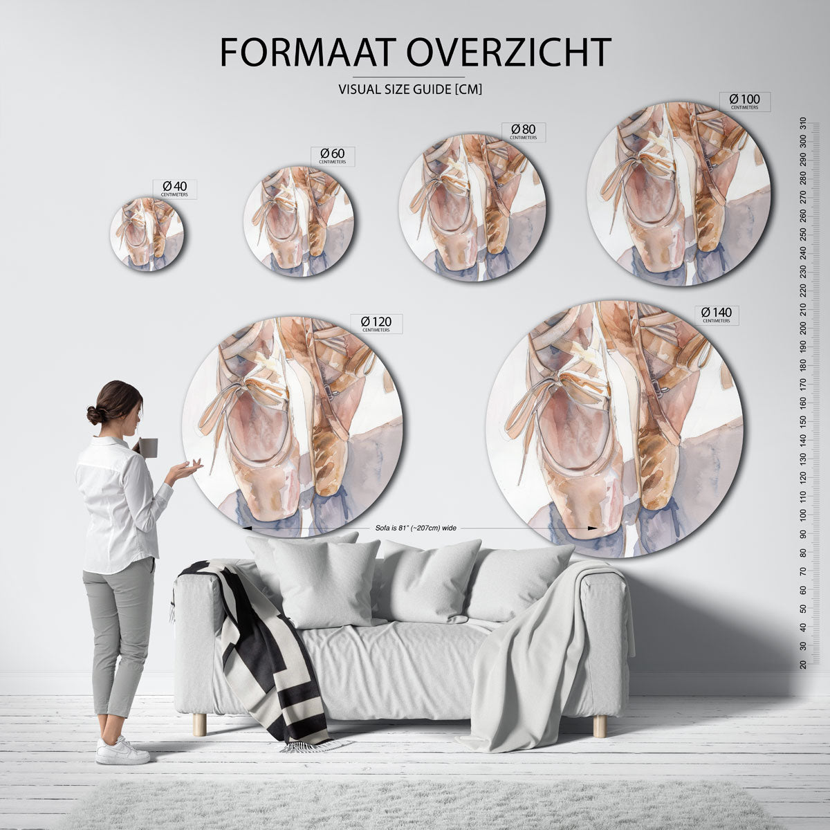 Balletschoenen Muurcirkel