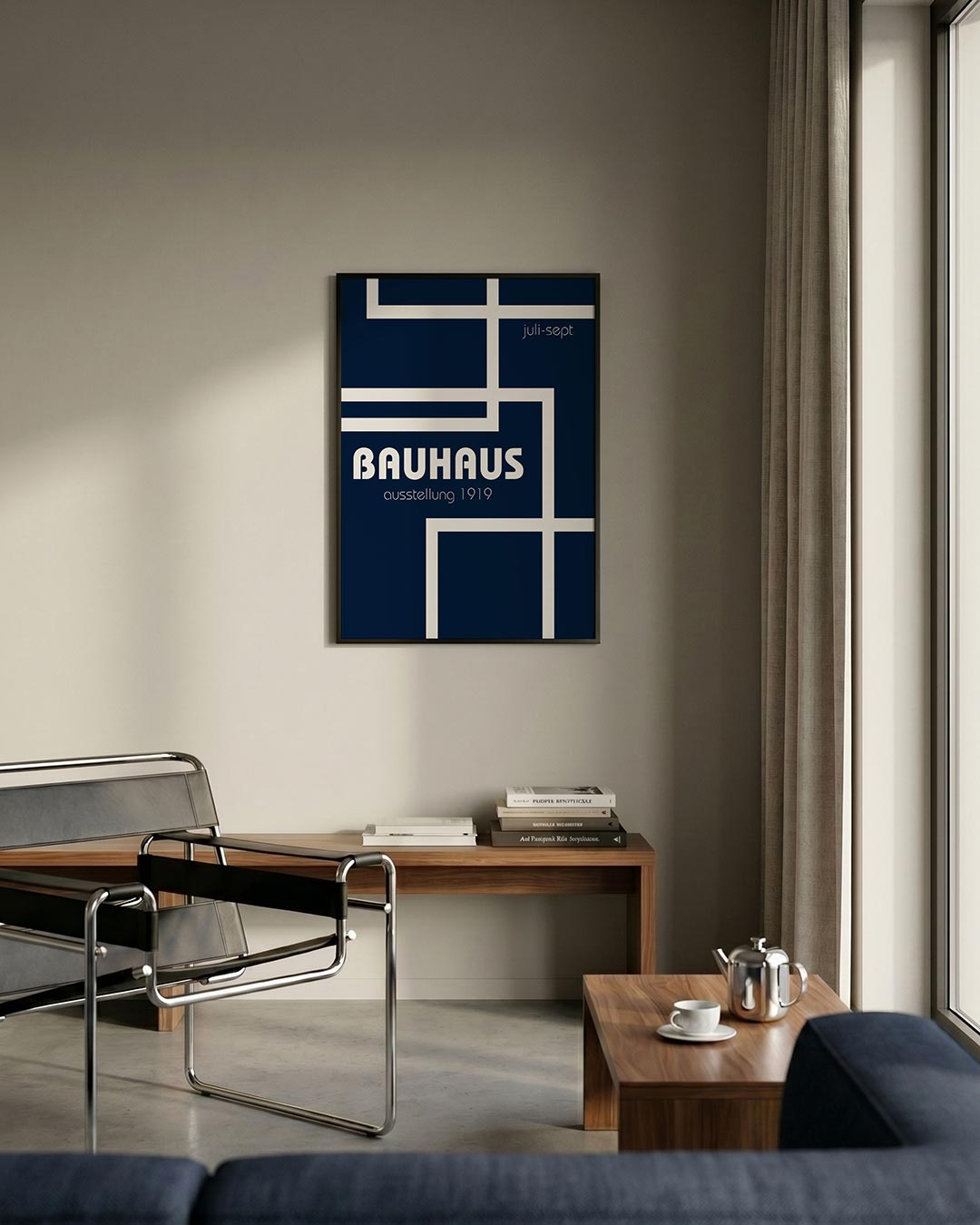 Lijnen en vlakken Poster
