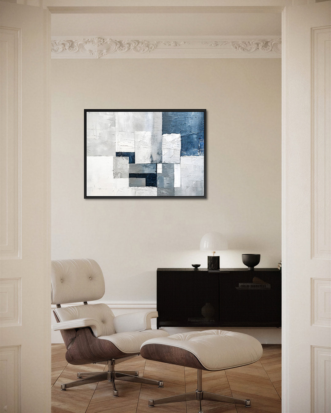 Geometrische compositie Kunstwerk
