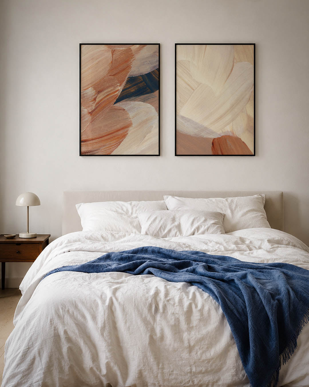 Vloeiende kleurvlakken Posterset