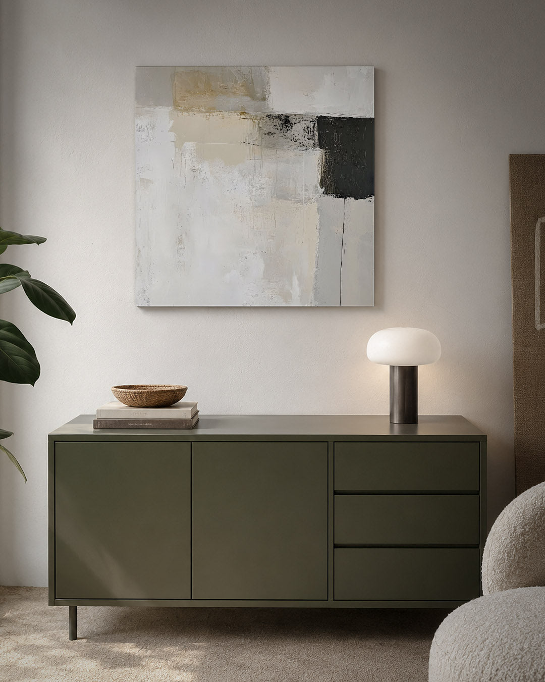 Neutrale compositie Kunstwerk