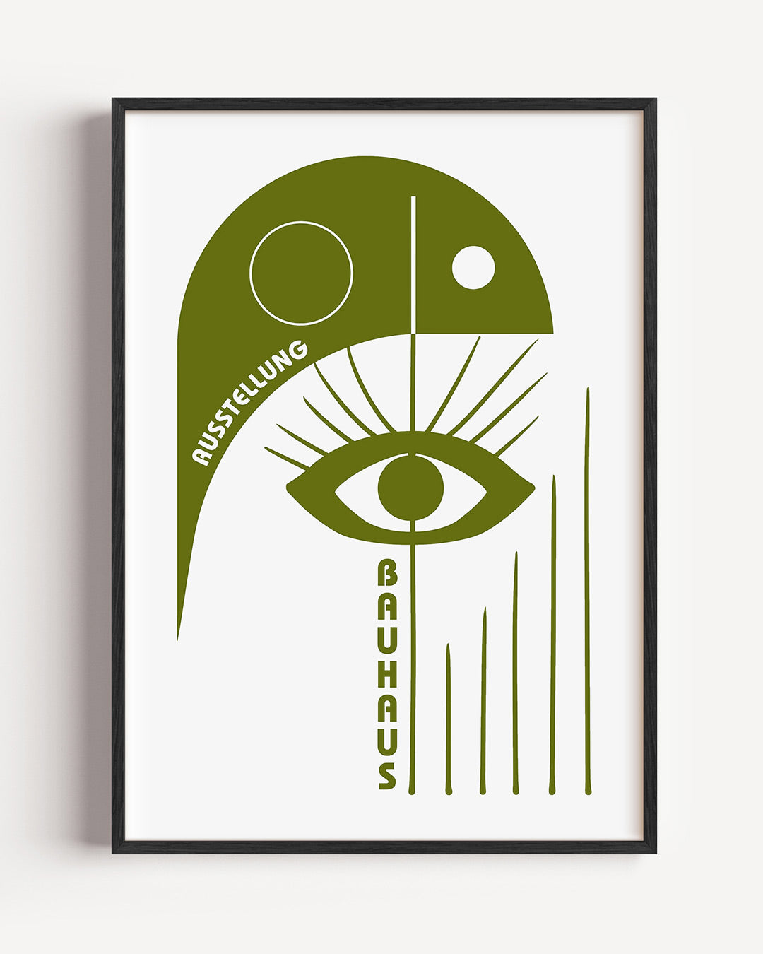 Oog en lijnen Poster