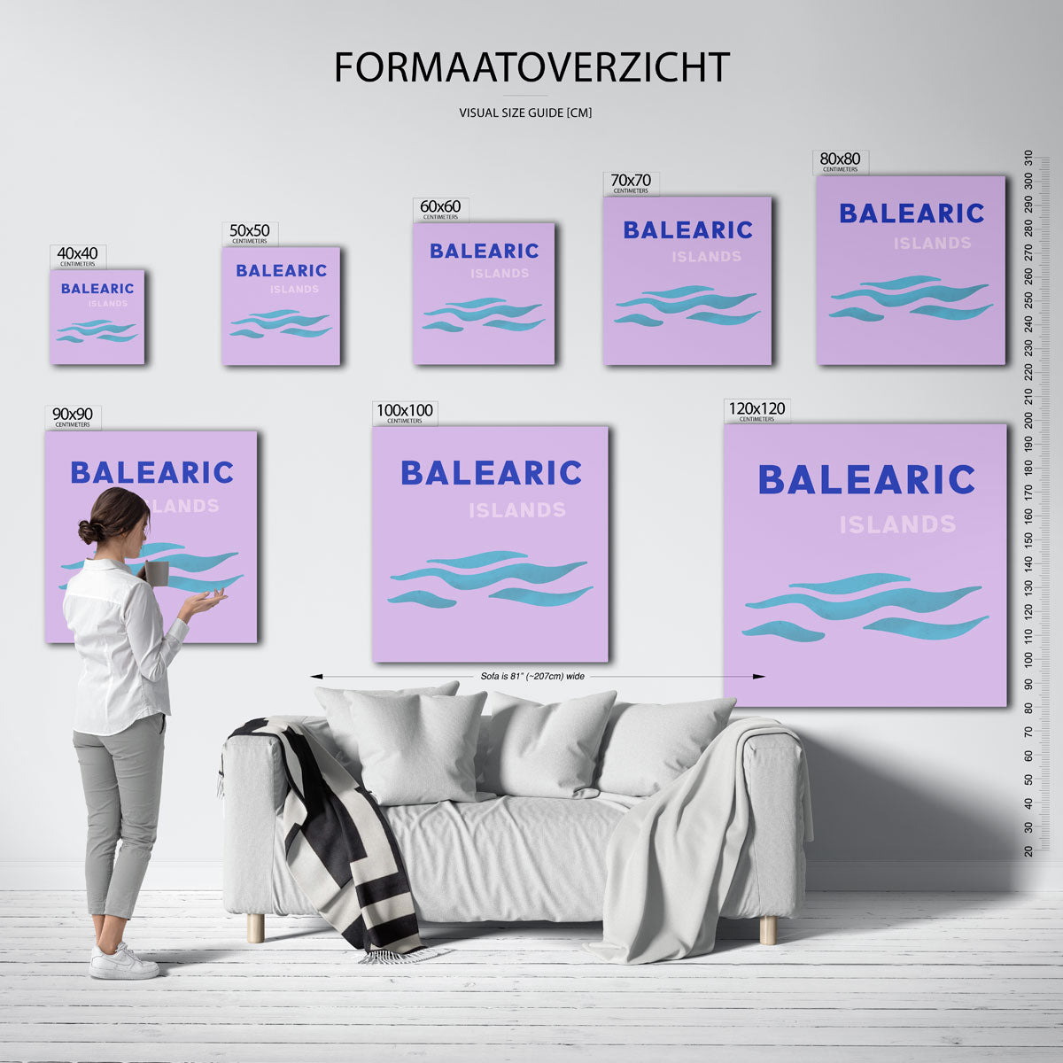 Balearic islands Poster