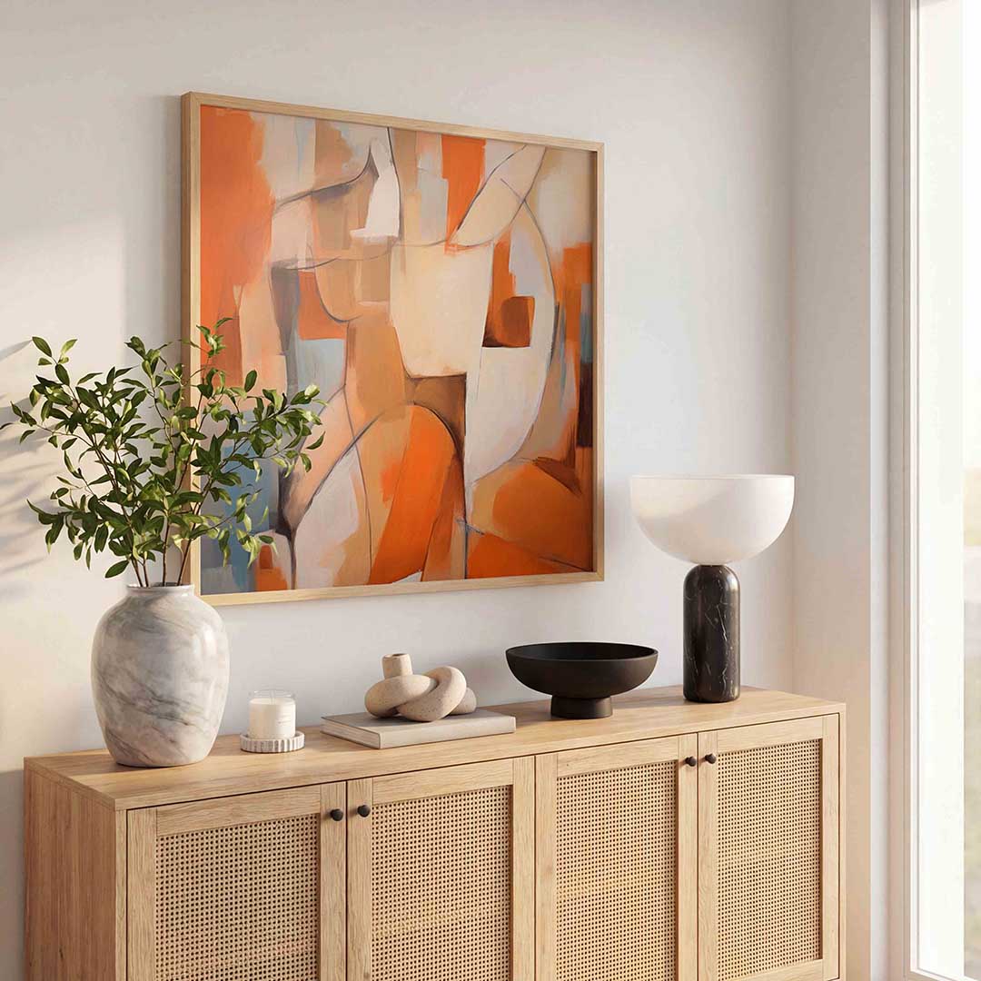 Abstracte vormen Poster