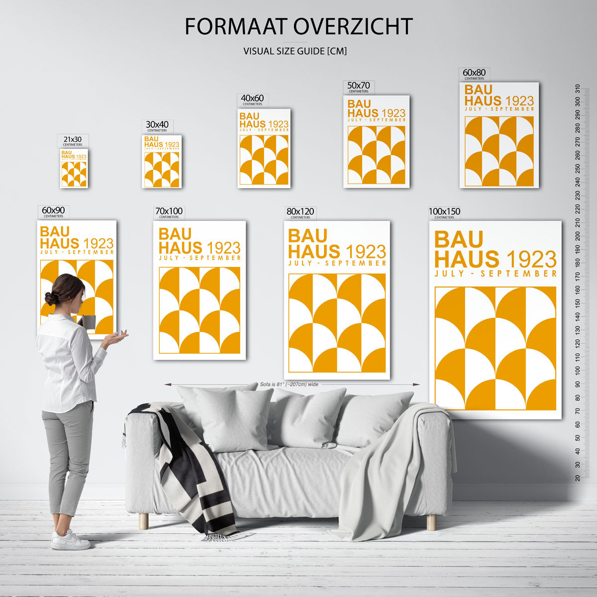 Vormen en vlakken Poster