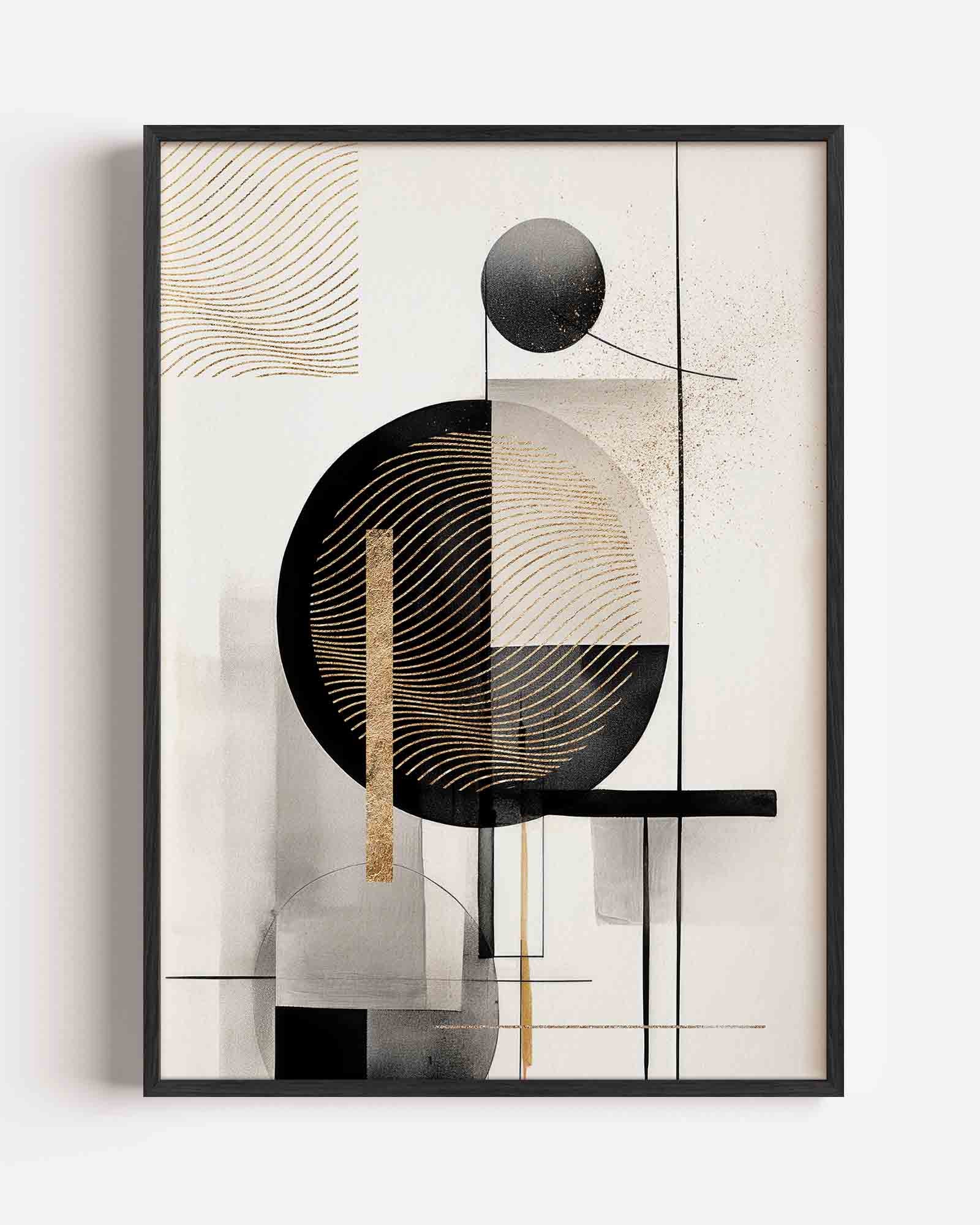 Abstracte vormen Poster