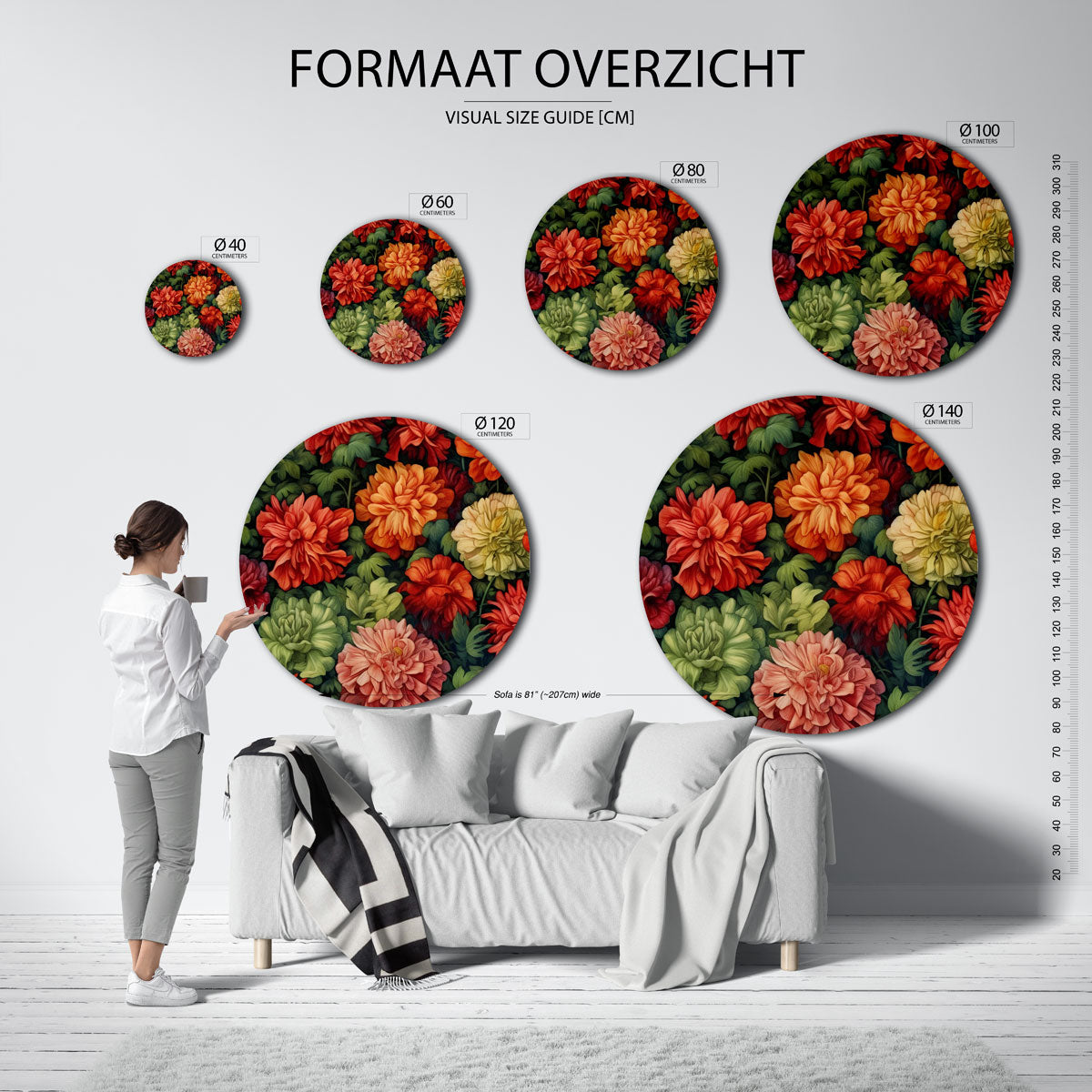 Bloemenpracht Muurcirkel