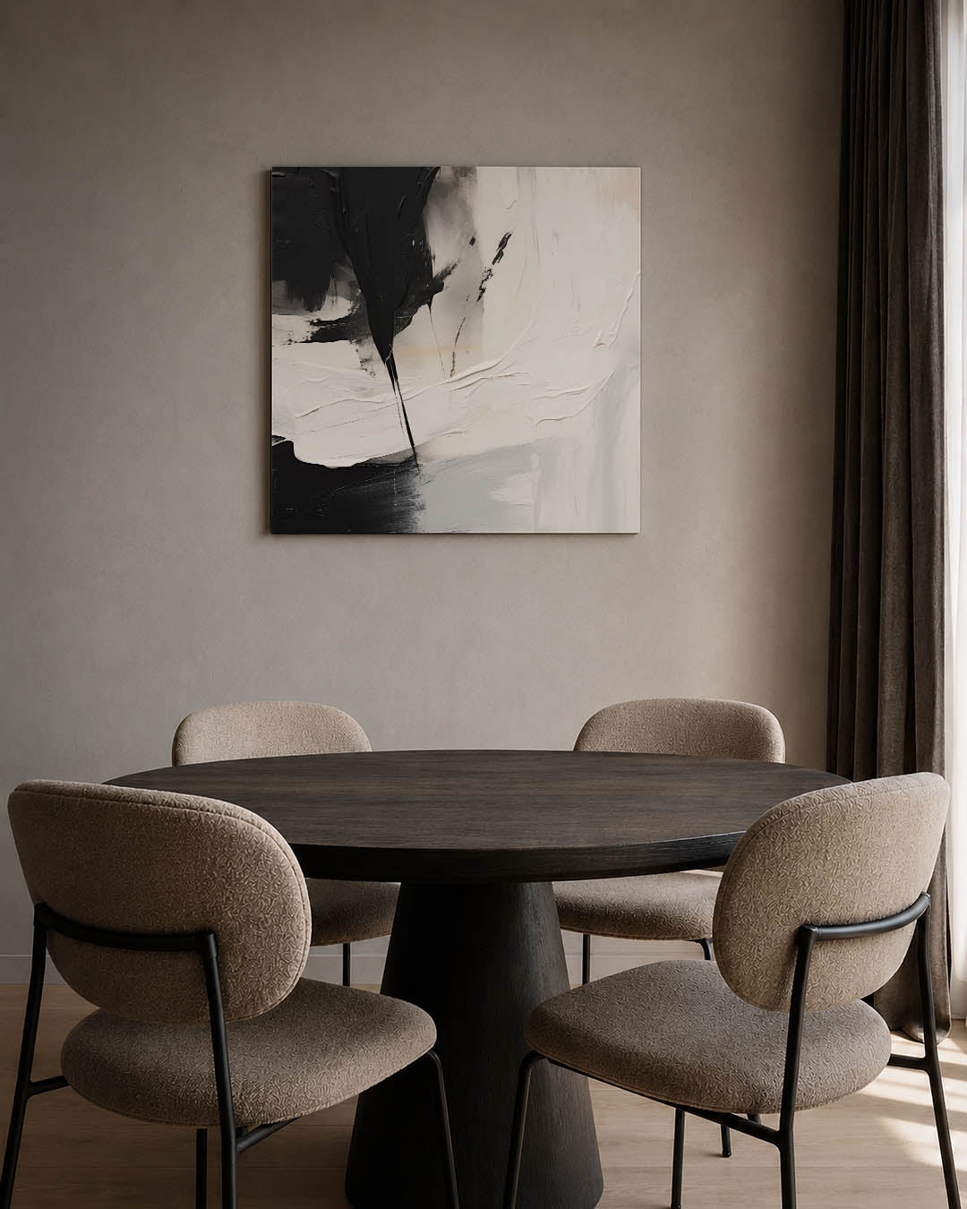 Dynamische kleurvlakken Kunstwerk