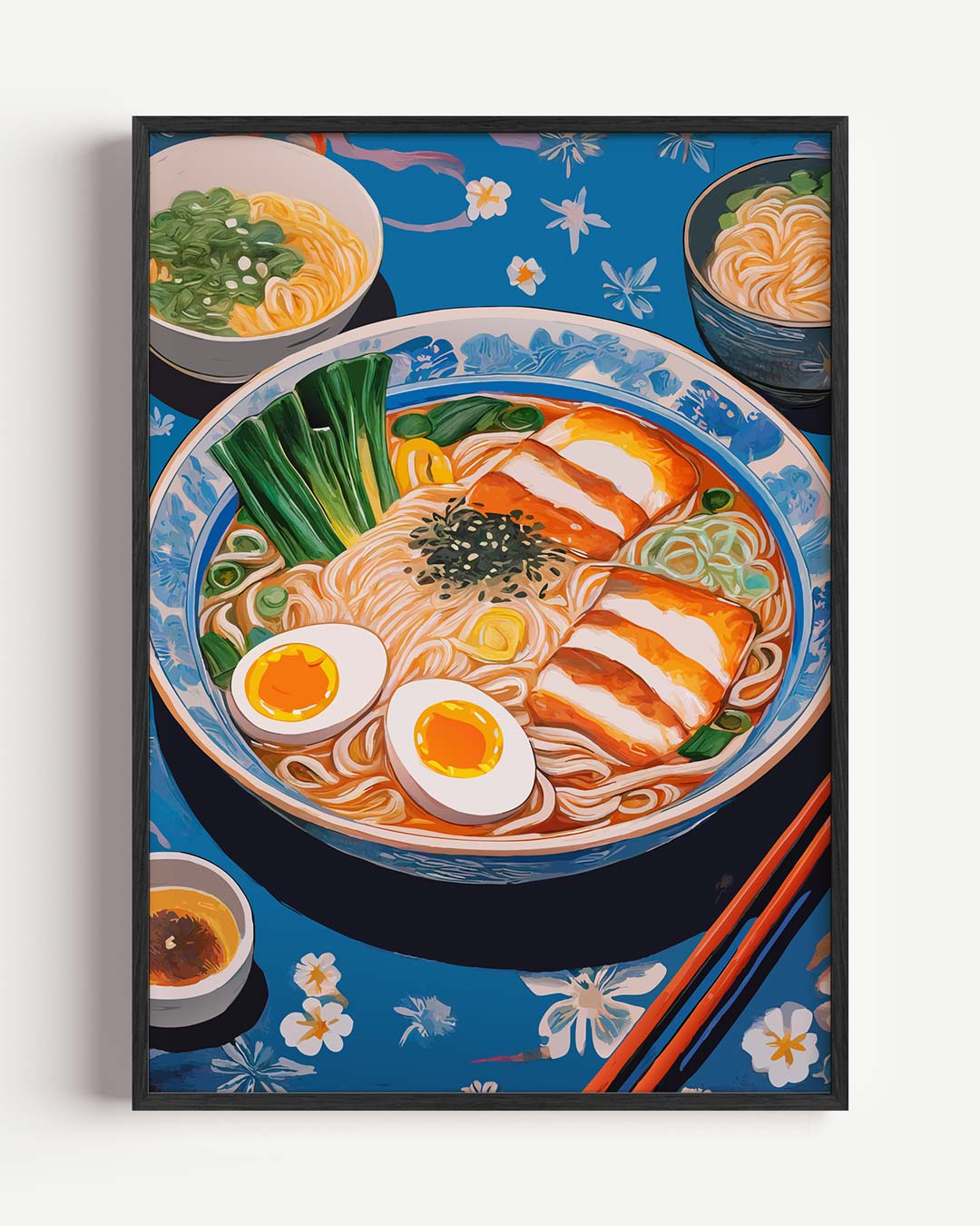 Heerlijke Ramen Illustratie Poster-WallArtistic