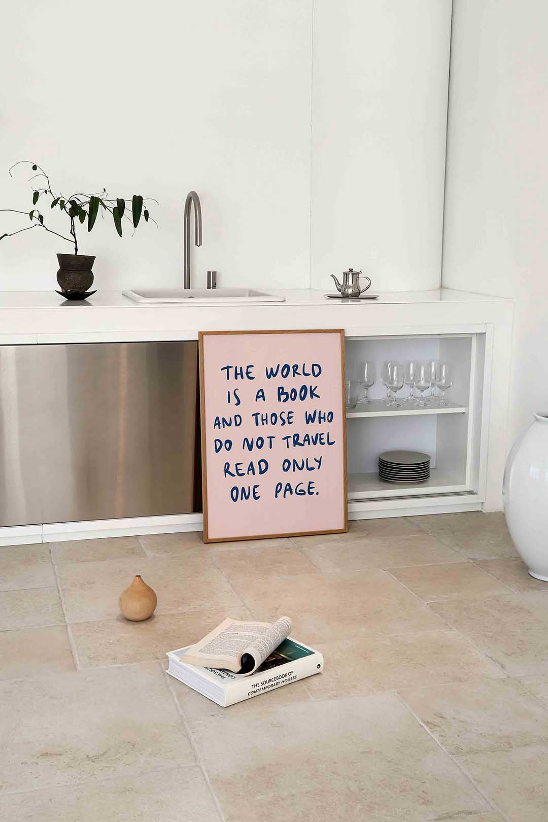 Wereld boek citaat Poster