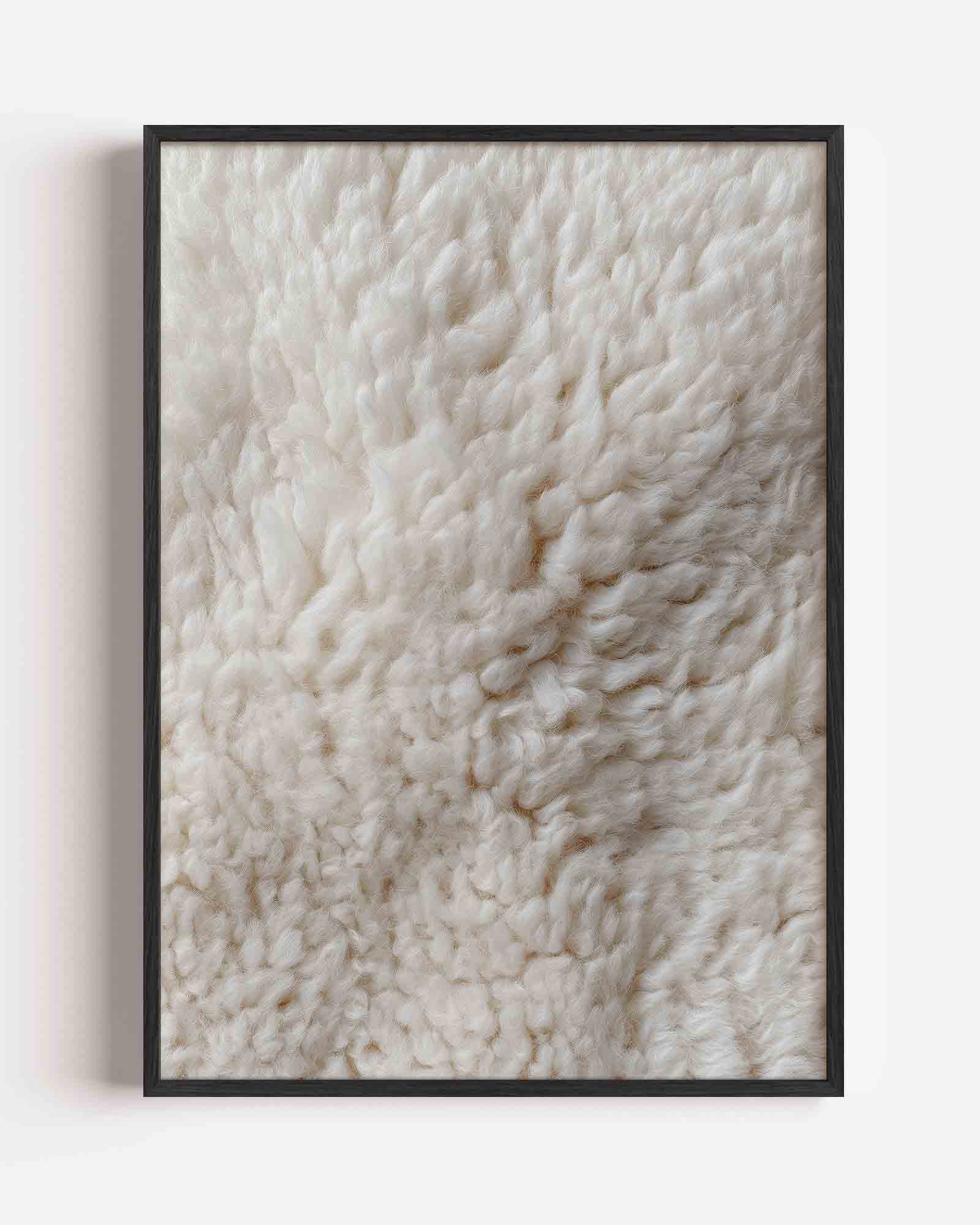Wollige textuur Poster