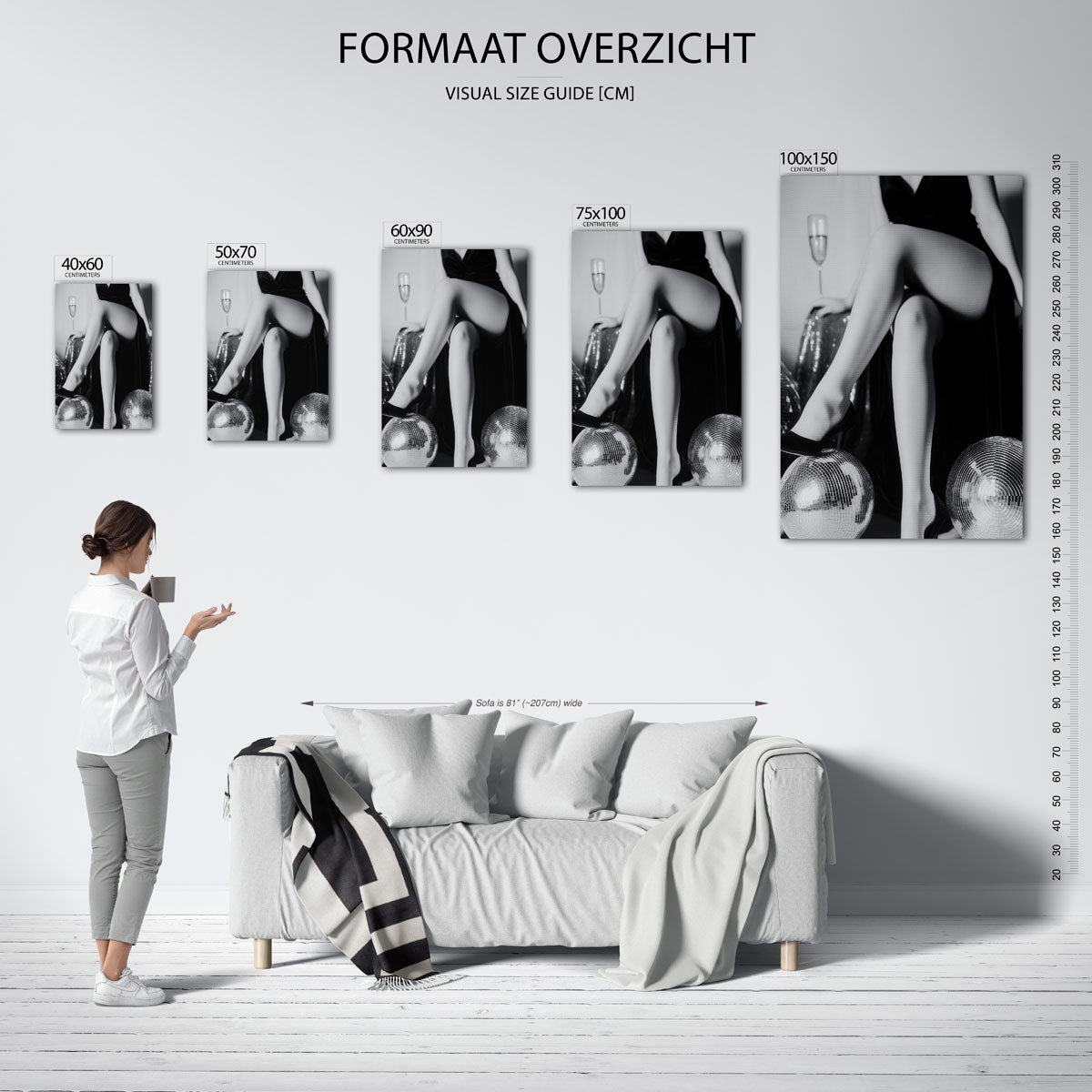 Glamoureuze elegantie Kunstwerk