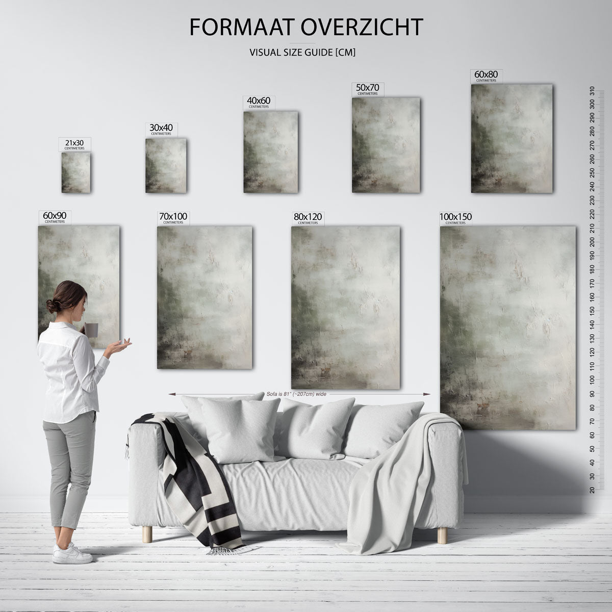 Abstracte textuur Poster