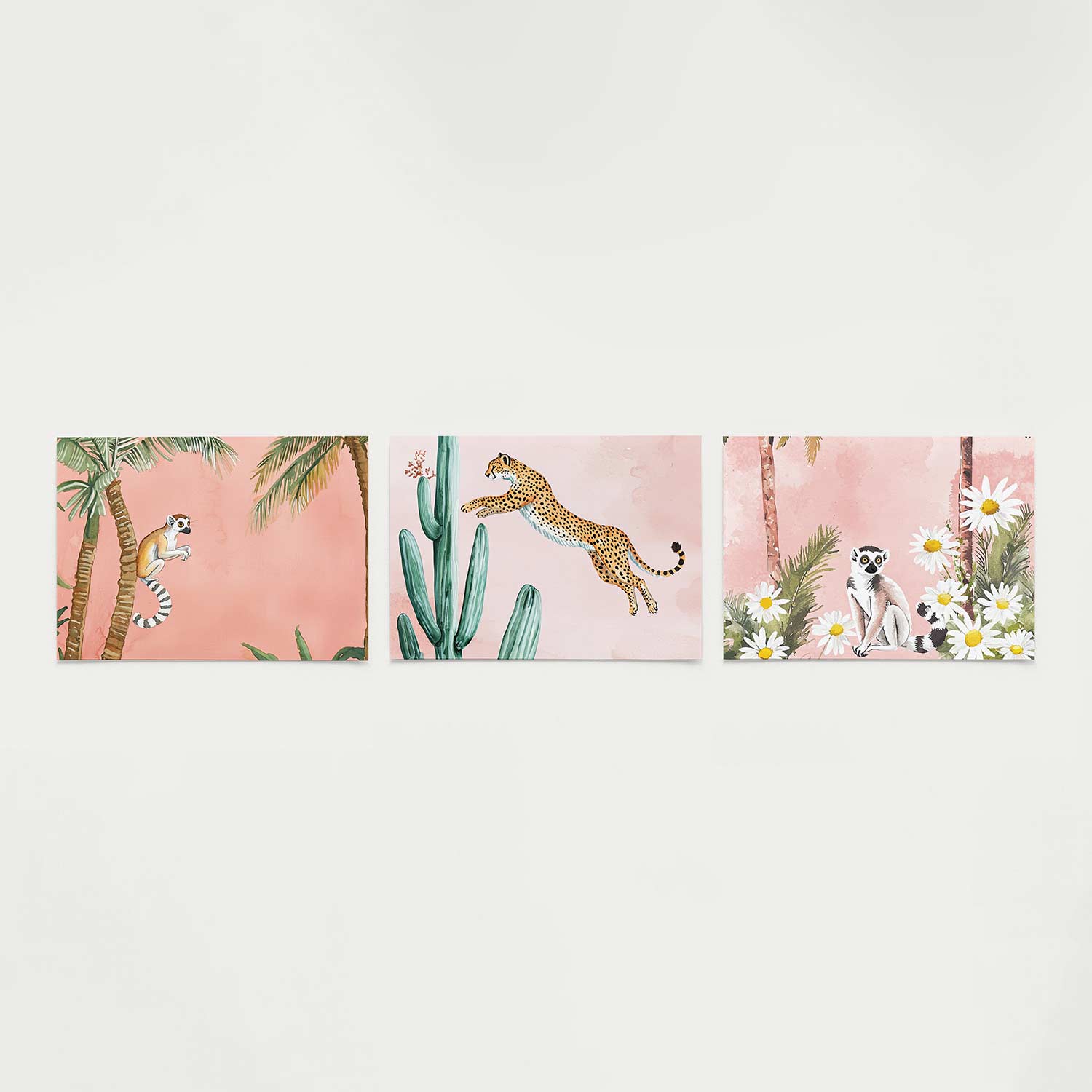 Tropische dierenwereld Posterset