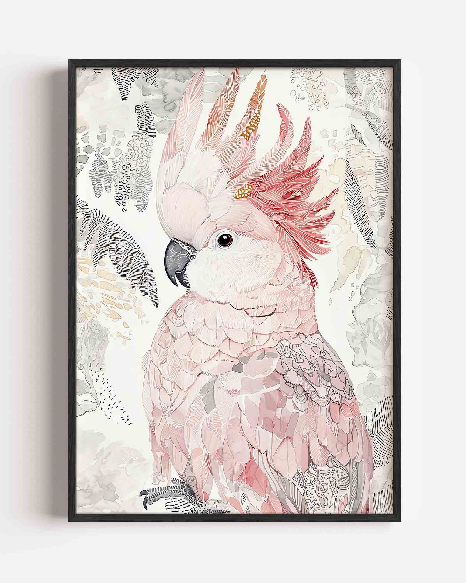 Roze kaketoe Poster