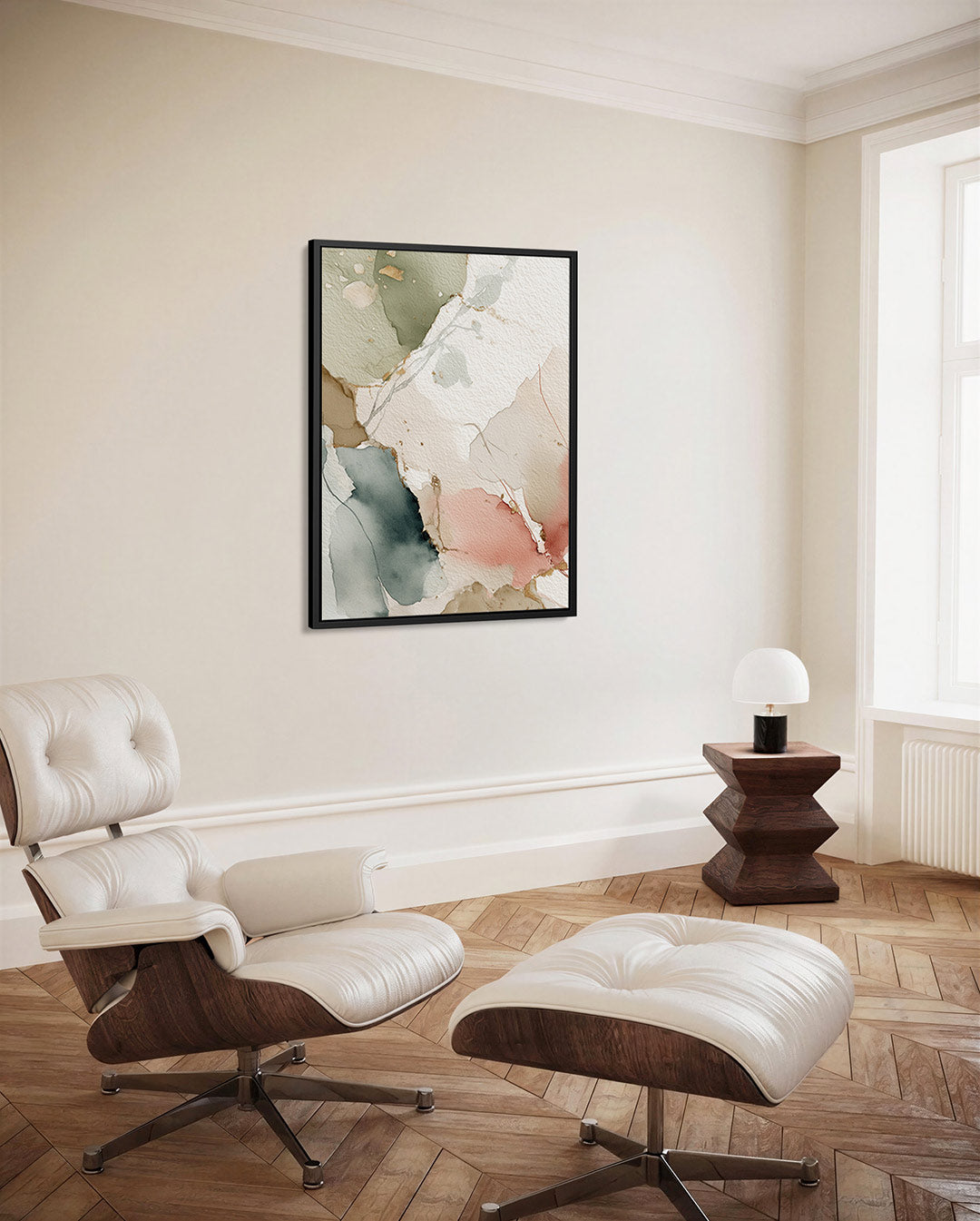 Compositie van vormen Kunstwerk