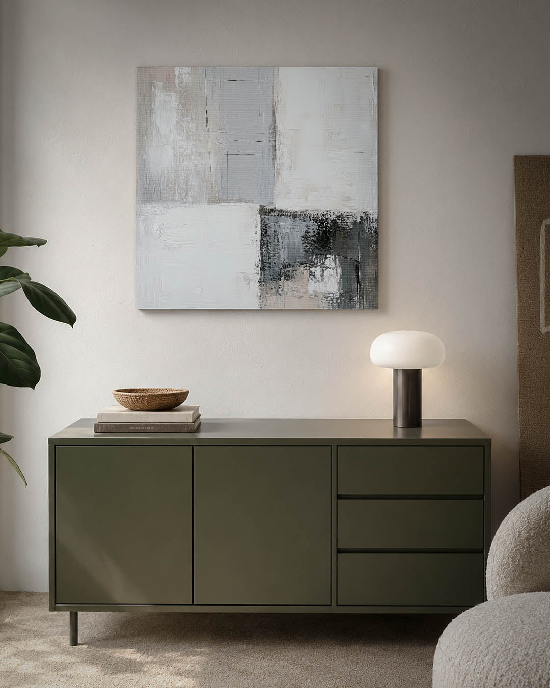 Geometrische compositie Kunstwerk