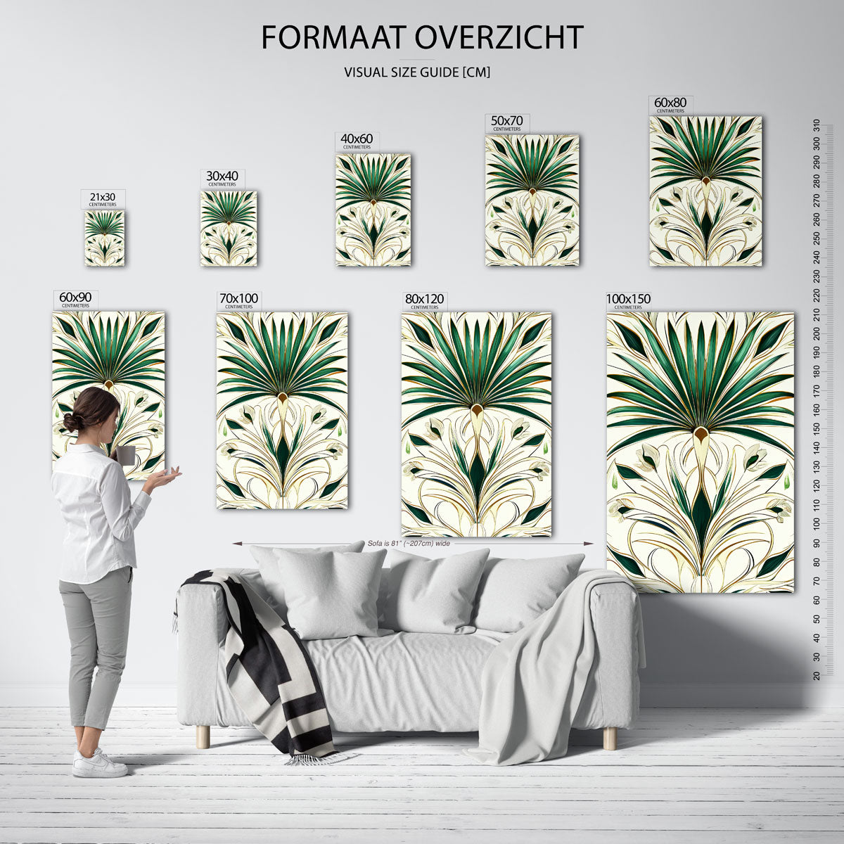 Groene bladeren Poster