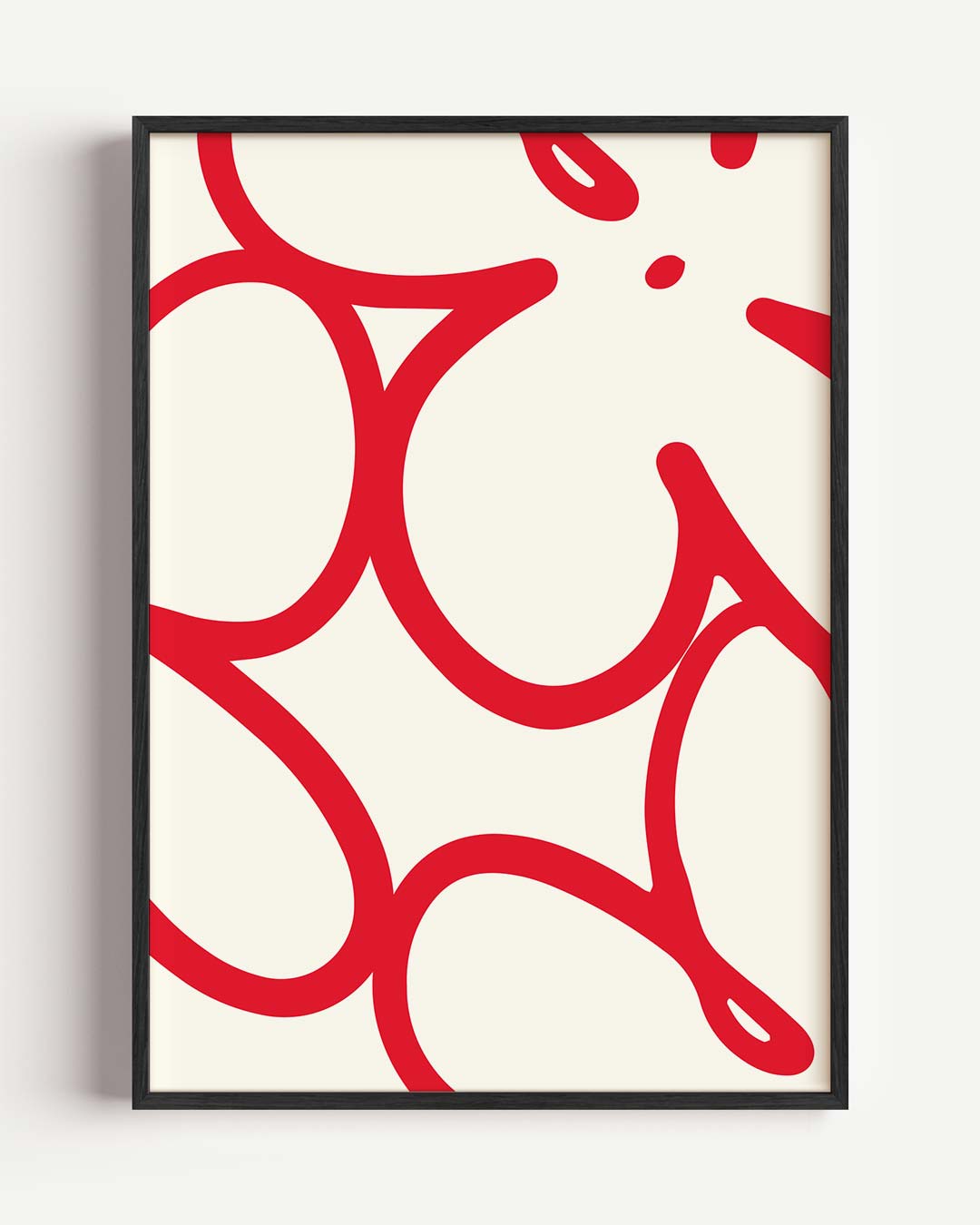 Abstracte Bloemenpracht Poster-WallArtistic