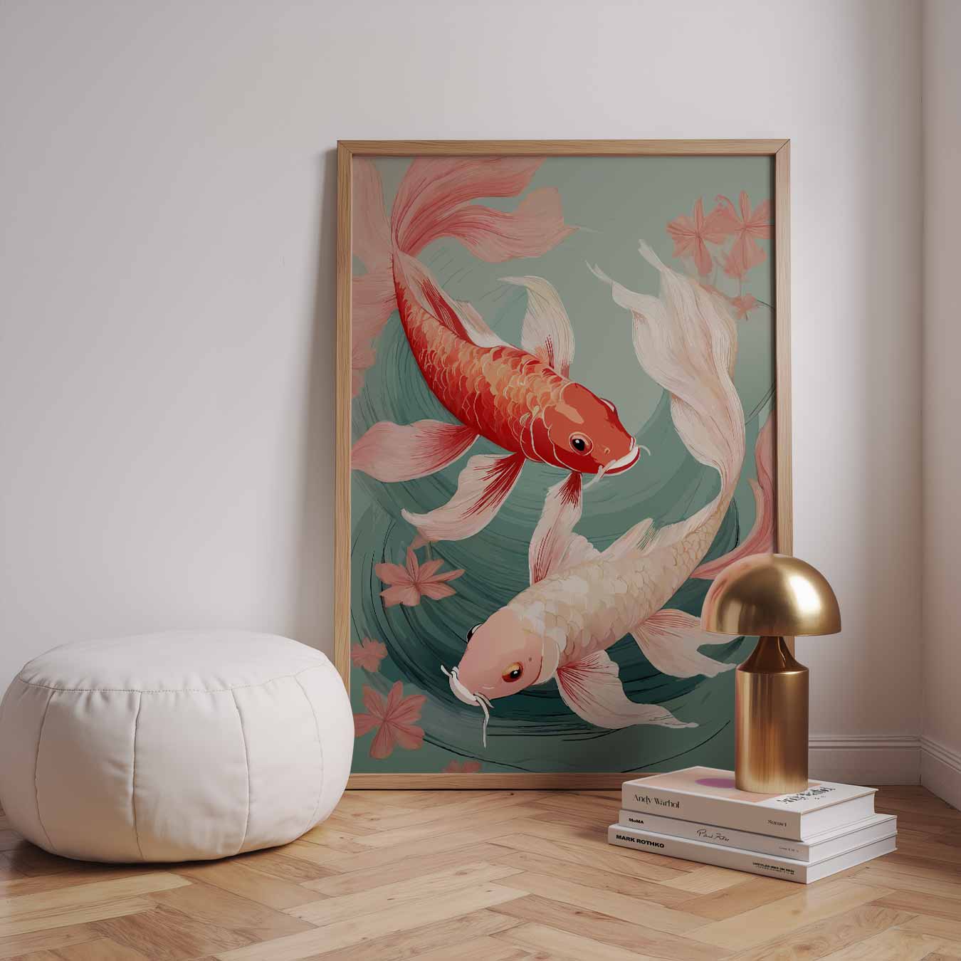 Vrolijke Koi Poster-WallArtistic