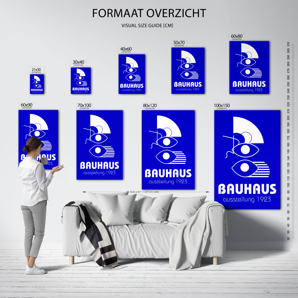 Vormen en vlakkenspel Poster