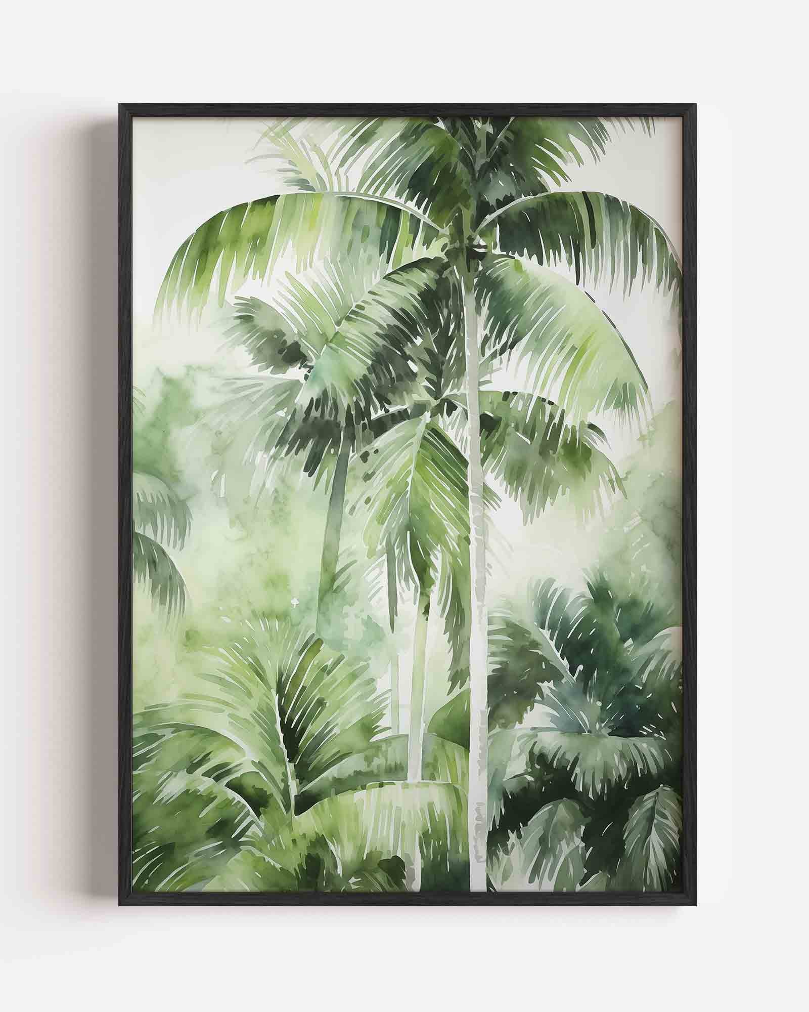 Tropische palmbomen Poster