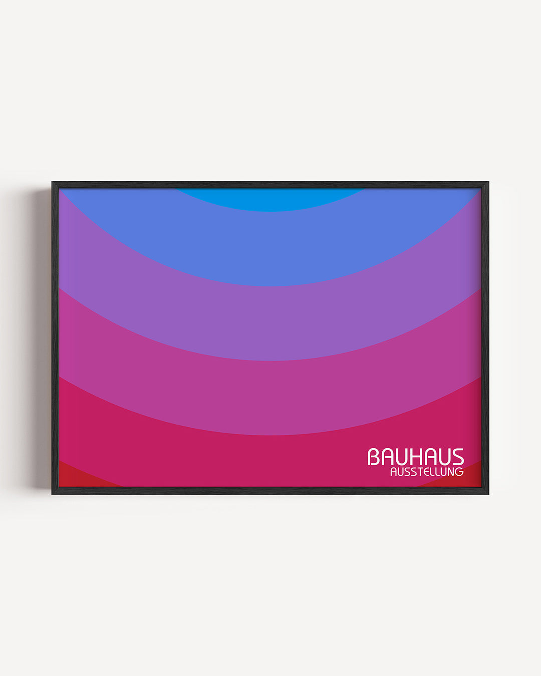 Kleurvlakken boog Poster