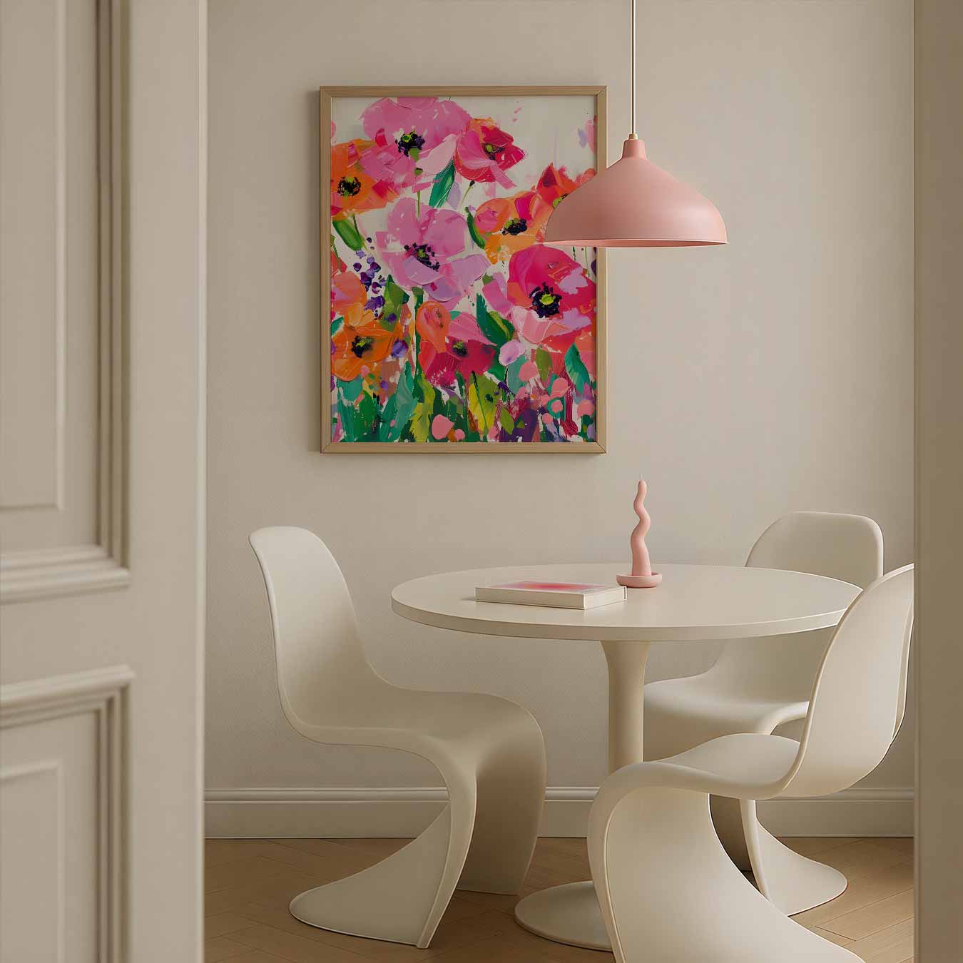 Vrolijke Bloemenexplosie Poster-WallArtistic