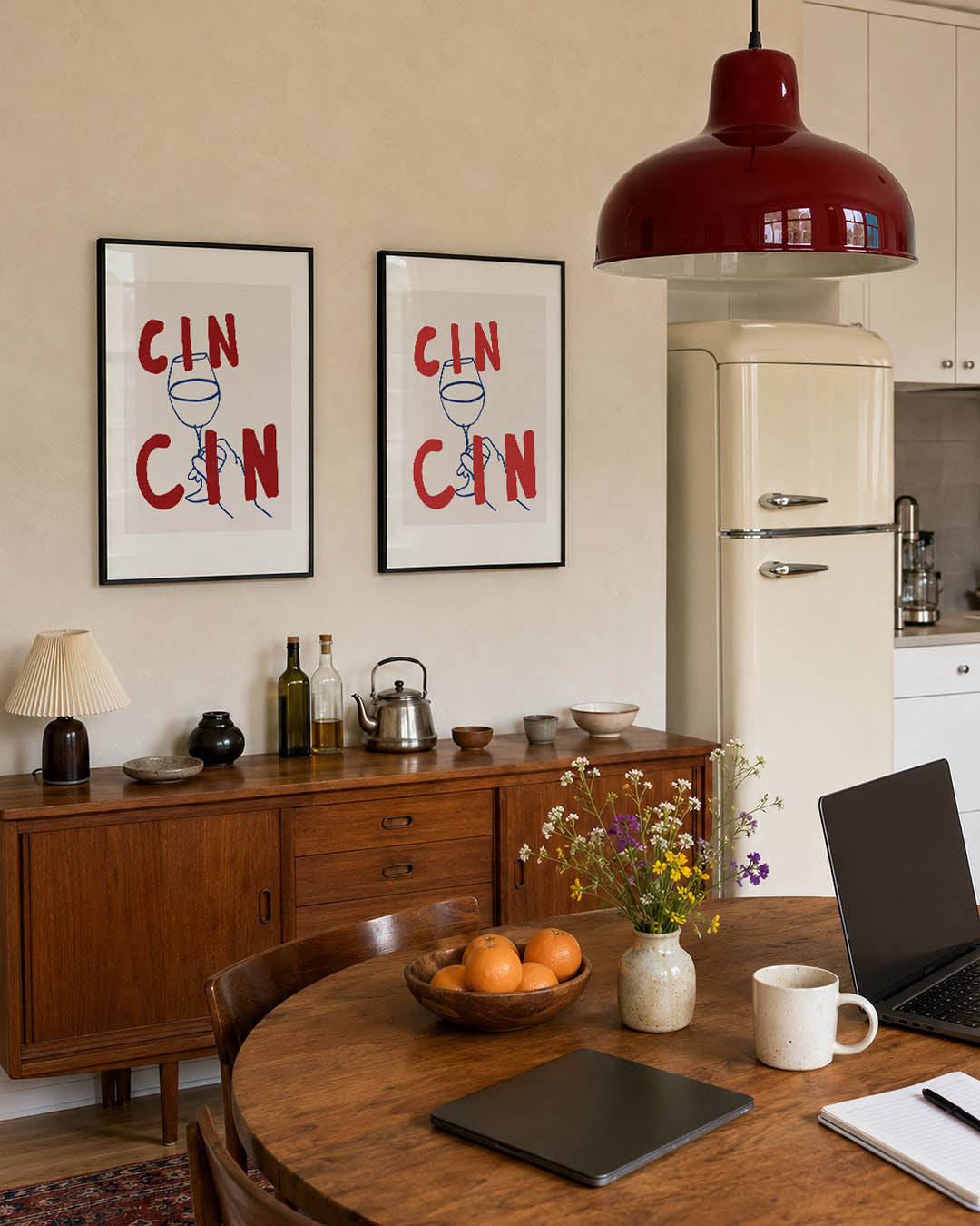 Kleur en lijnenspel Posterset
