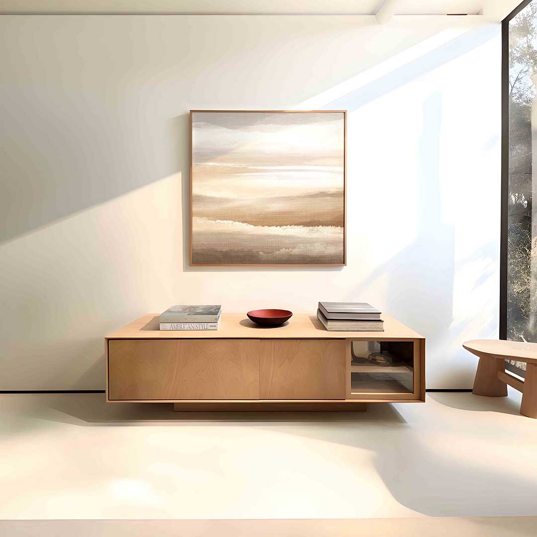 Horizontale wolken Poster