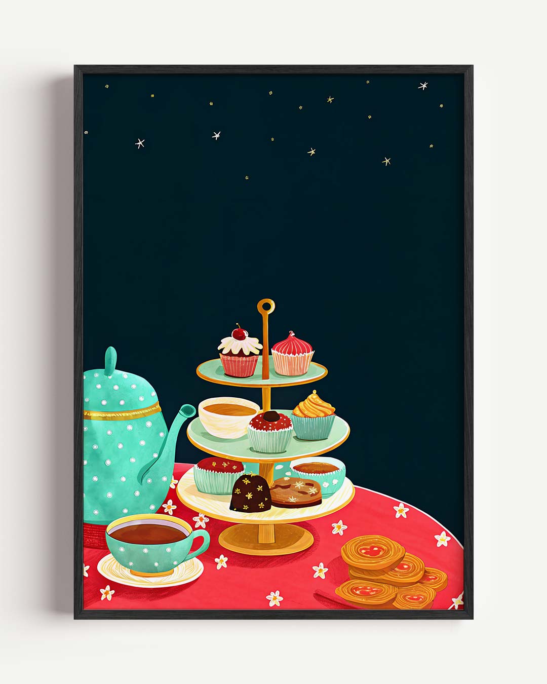 Sfeervolle High Tea Poster-WallArtistic