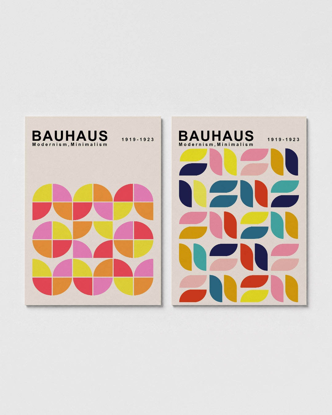 Vorm en kleurenspel Posterset