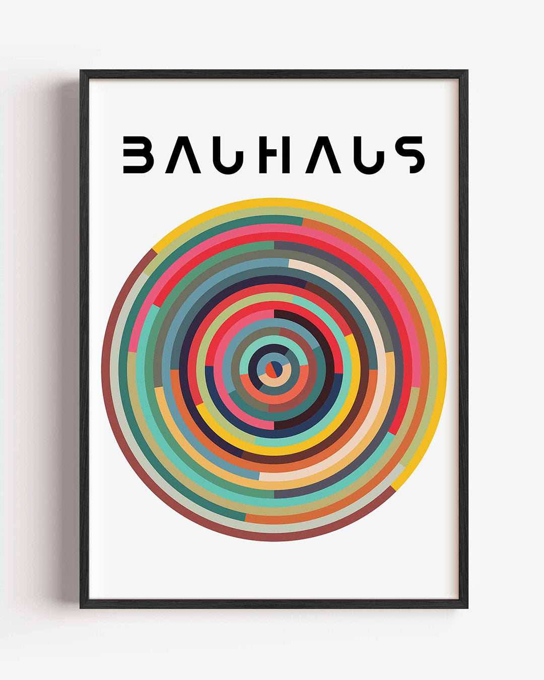 Cirkelvormen en kleur Poster
