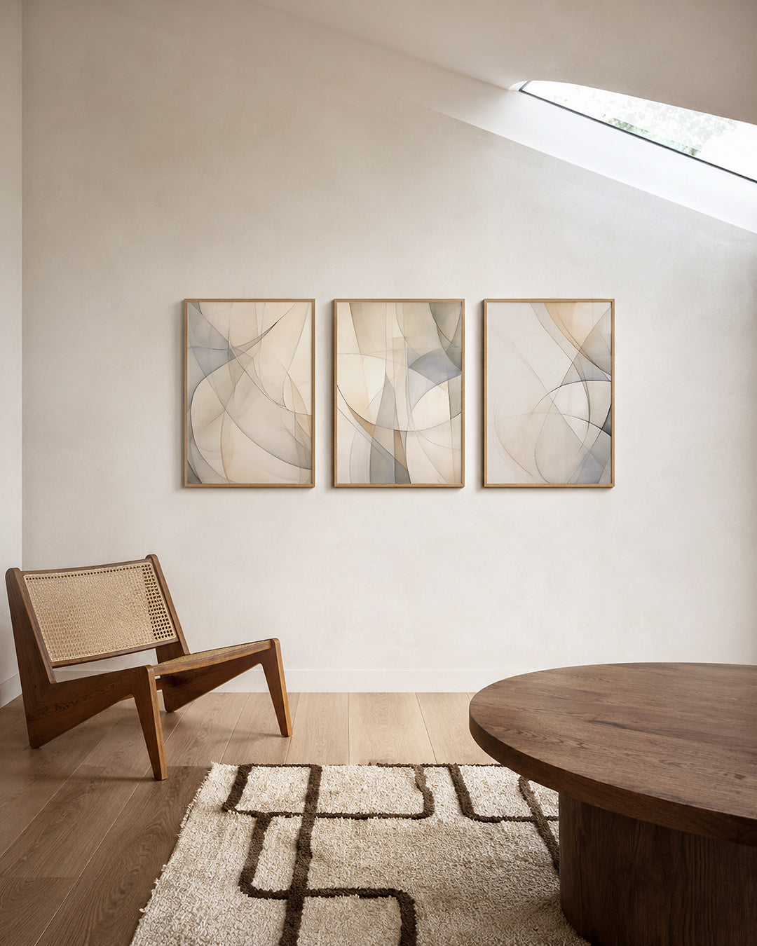 Zachte lijnendans Posterset